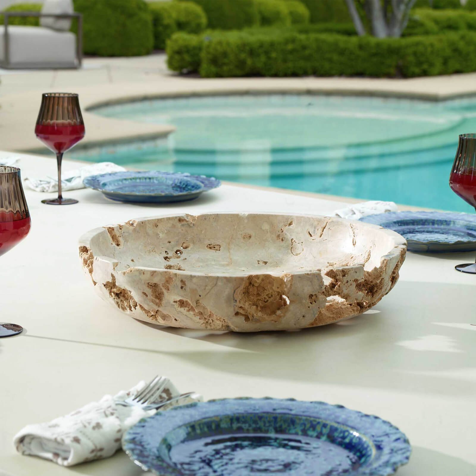 Quarried Stone Indoor-Outdoor Bowl by Uttermost