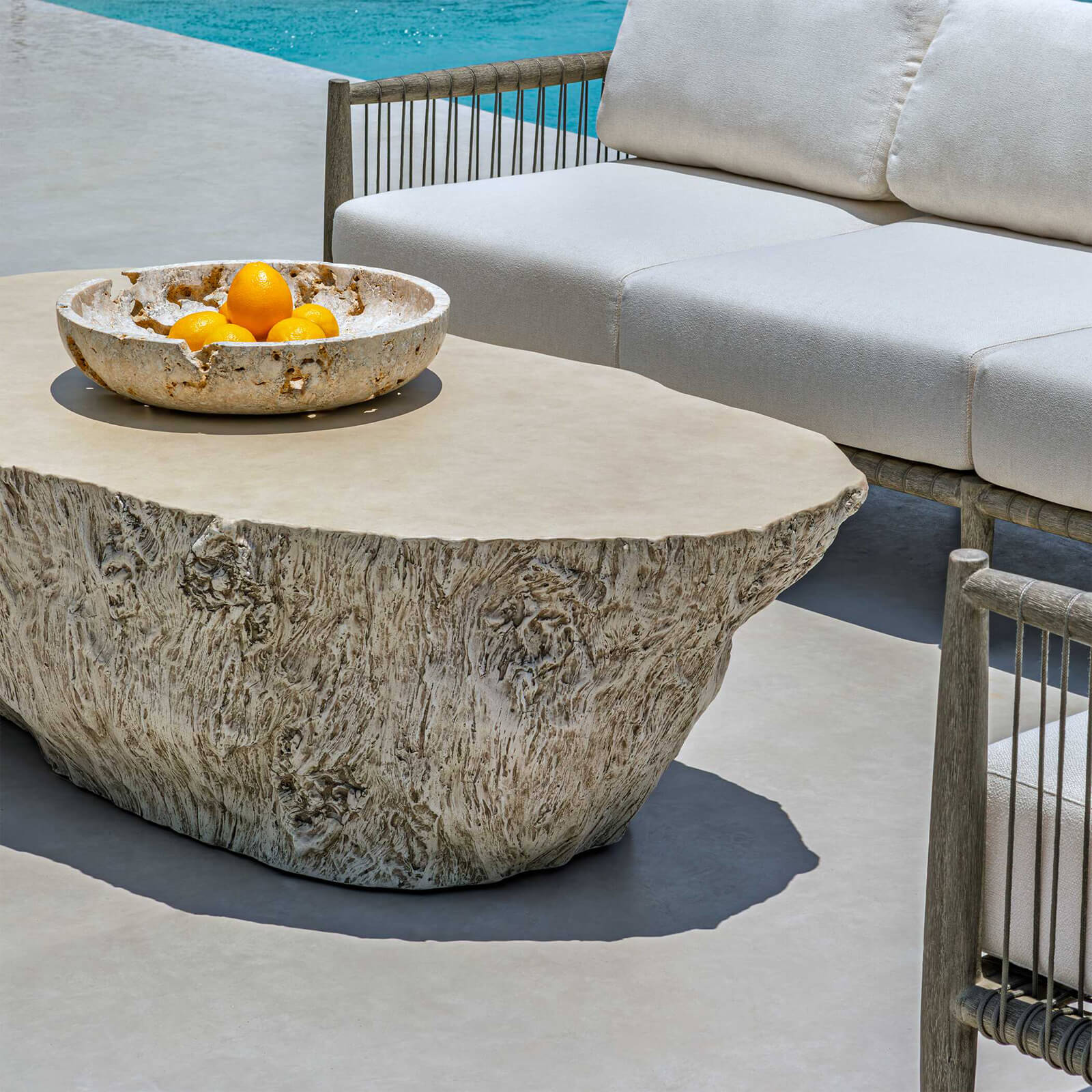 Quarried Stone Indoor-Outdoor Bowl by Uttermost