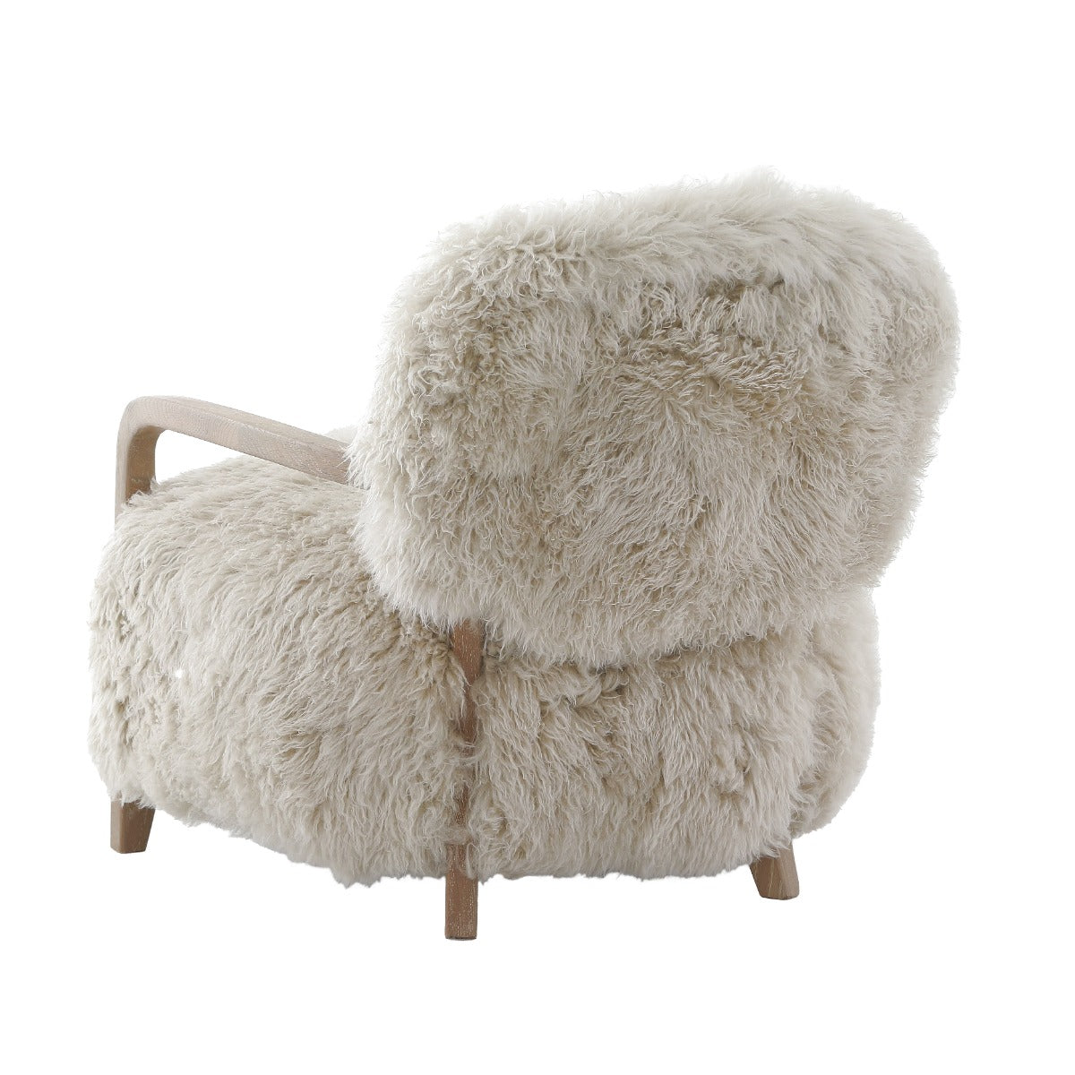 Baaarb Real Sheepskin Accent Chair by Keiichi