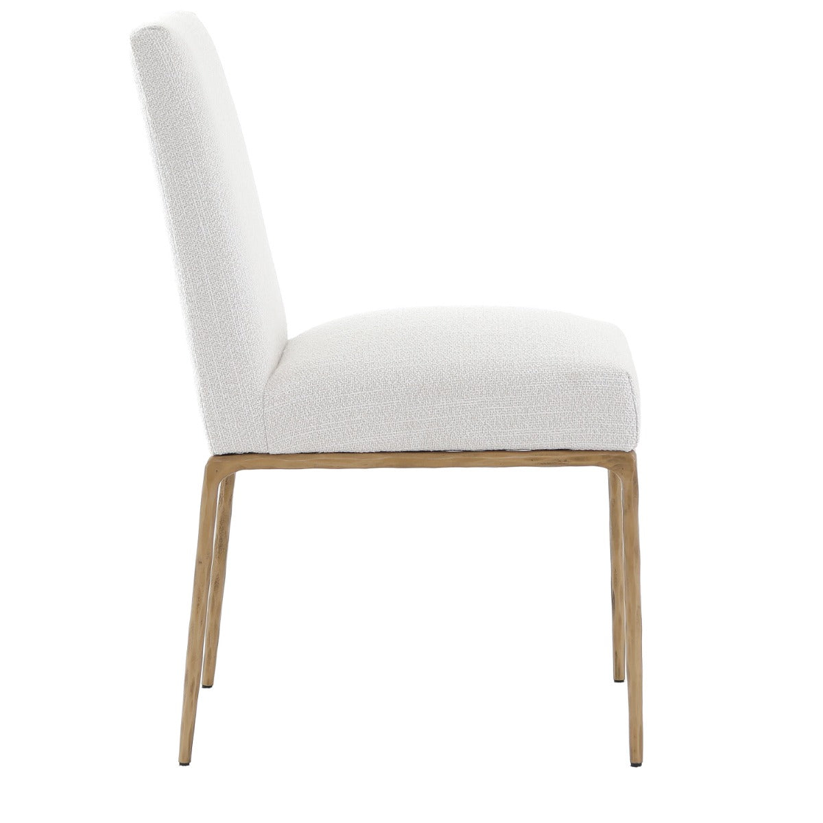 Sloane Dining Chair in Aged Brass by Keiichi