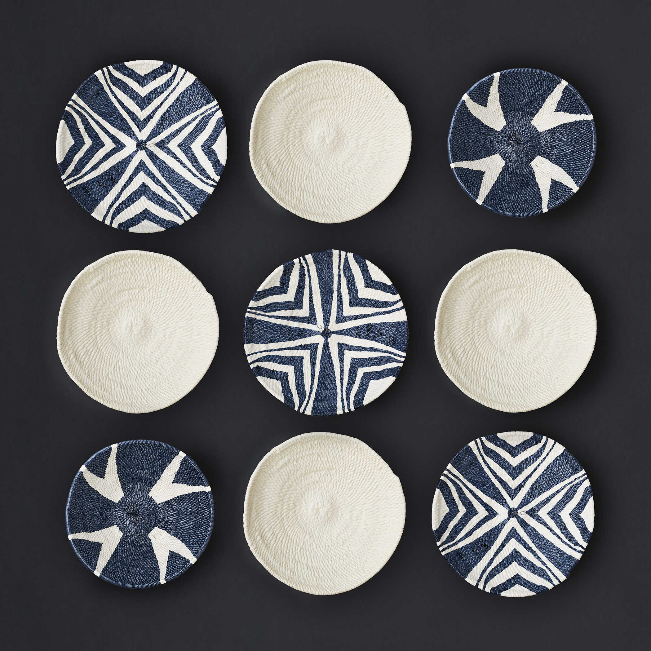 Legacy Basket Wall-Mounted Ceramic Bowl in White by Uttermost