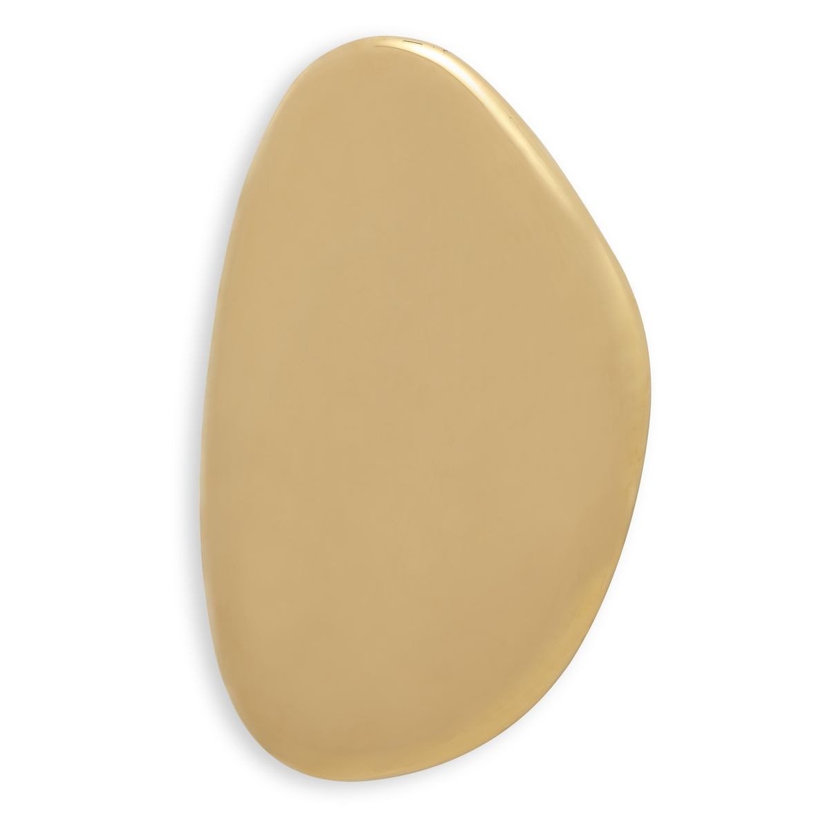 Jelly Bean Wall Sculpture Medium in Gold by Uttermost