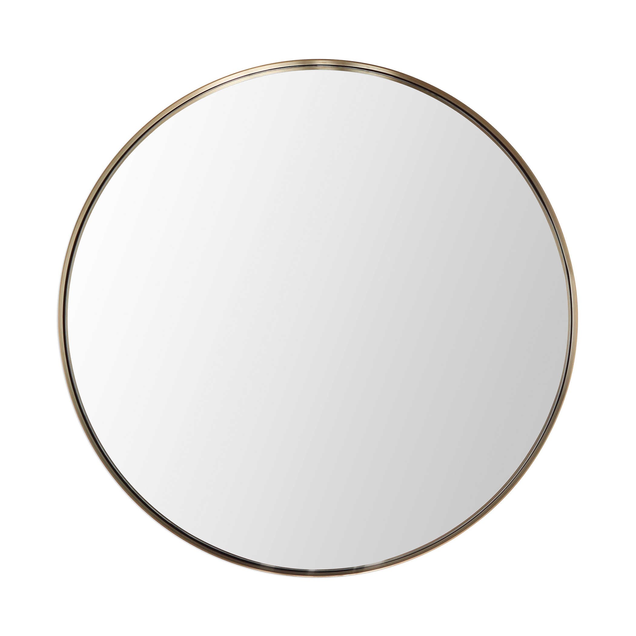 Padria Round Mirror - Brass by Uttermost