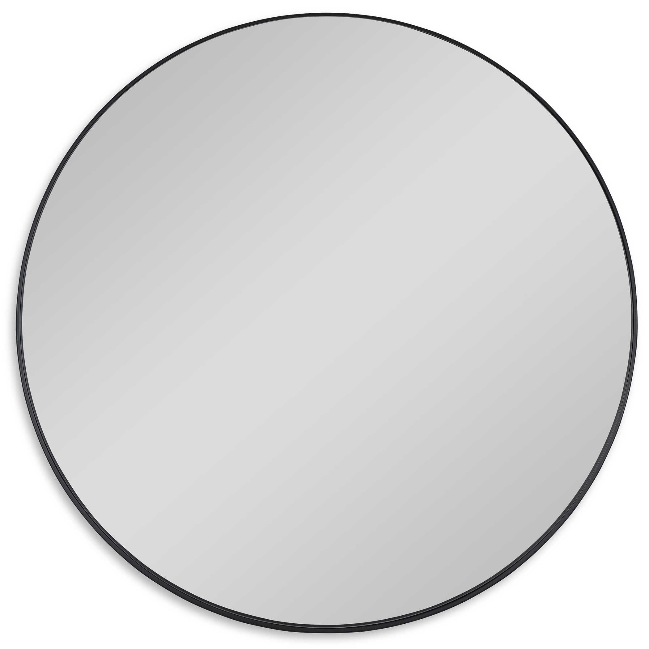 Padria Round Mirror - Black by Uttermost