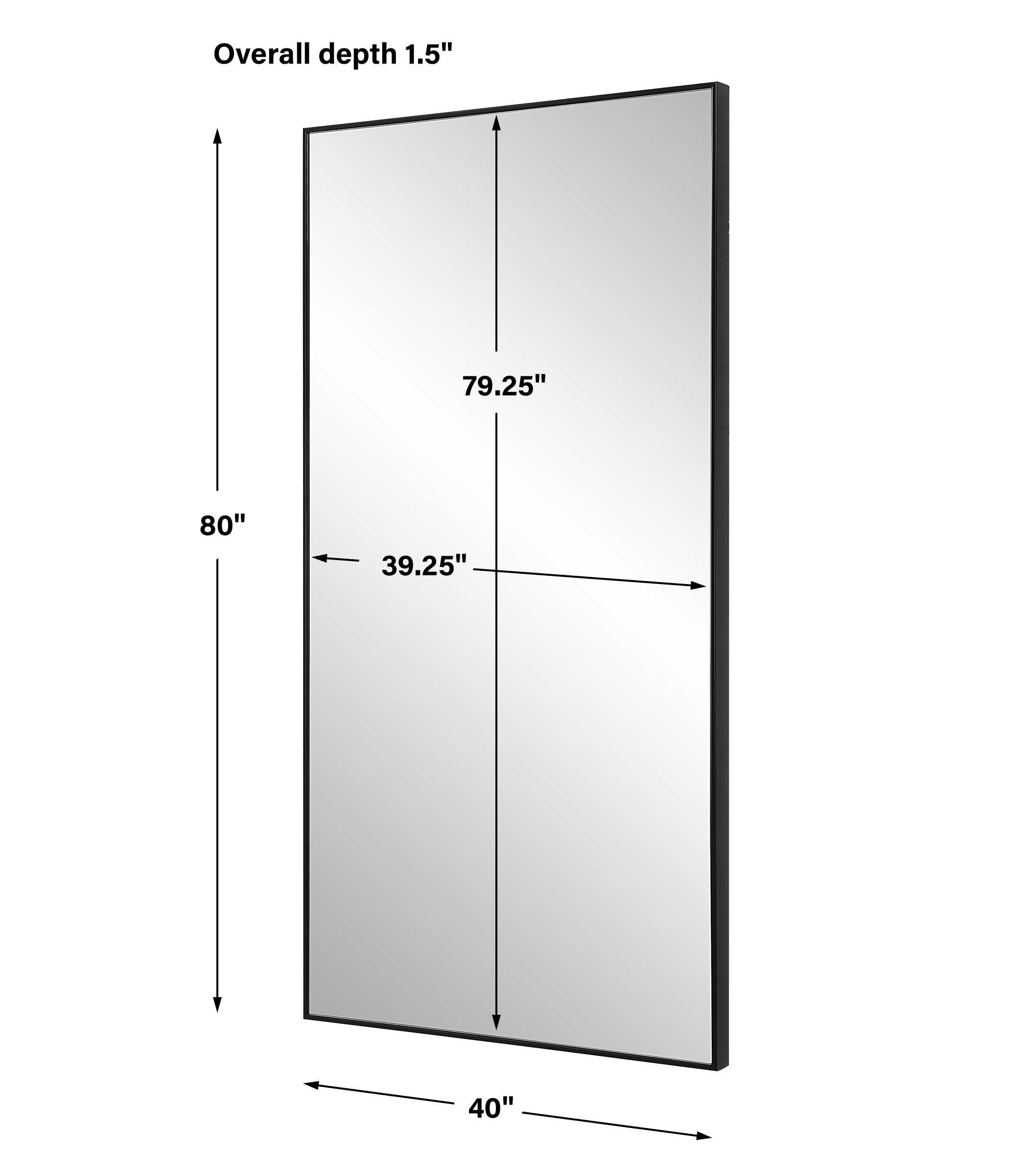 Harland Mirror - Black by Uttermost
