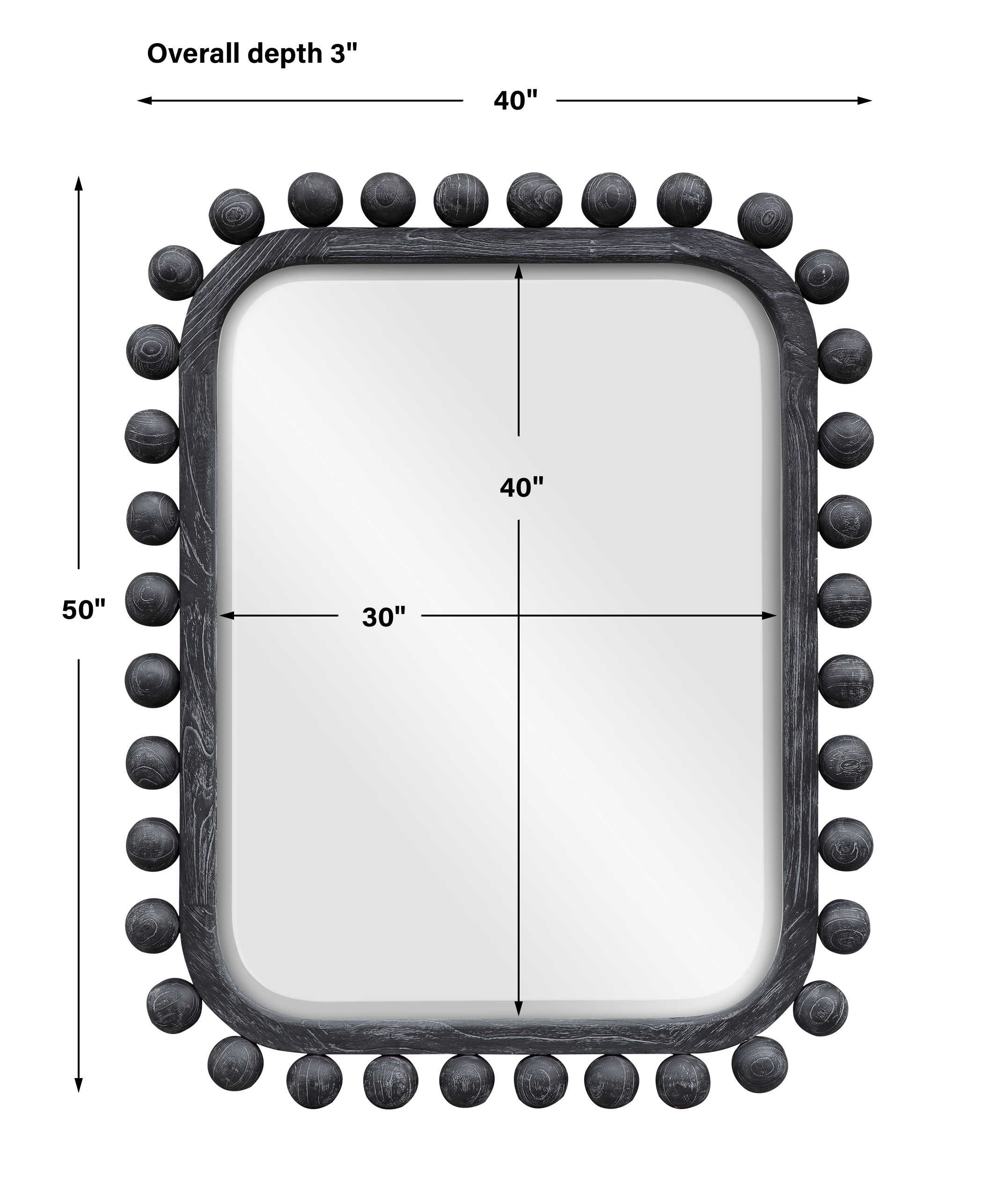 Brianza Mirror - Ebony by Uttermost