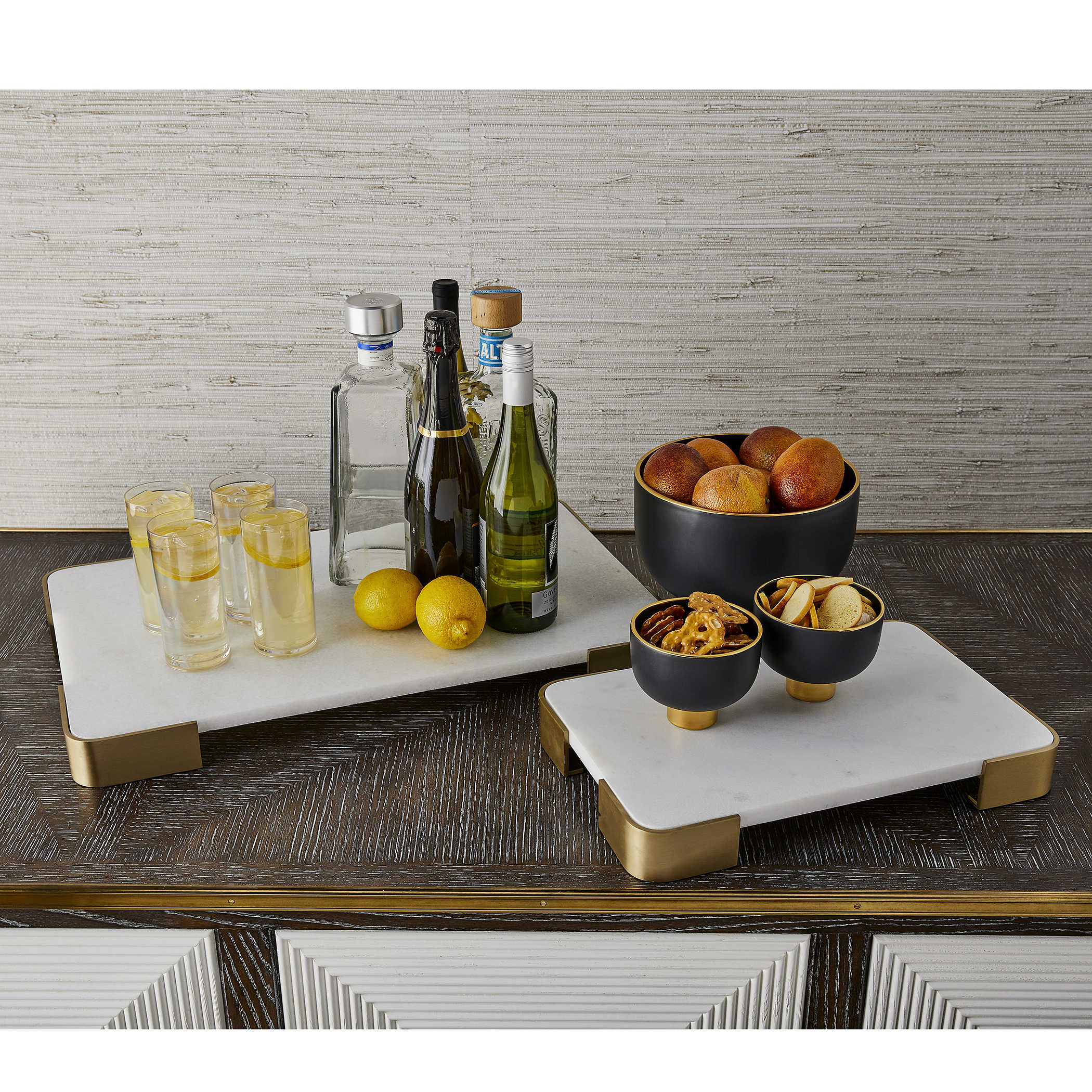 Offering Bowls - Black - Set of 2 by Uttermost