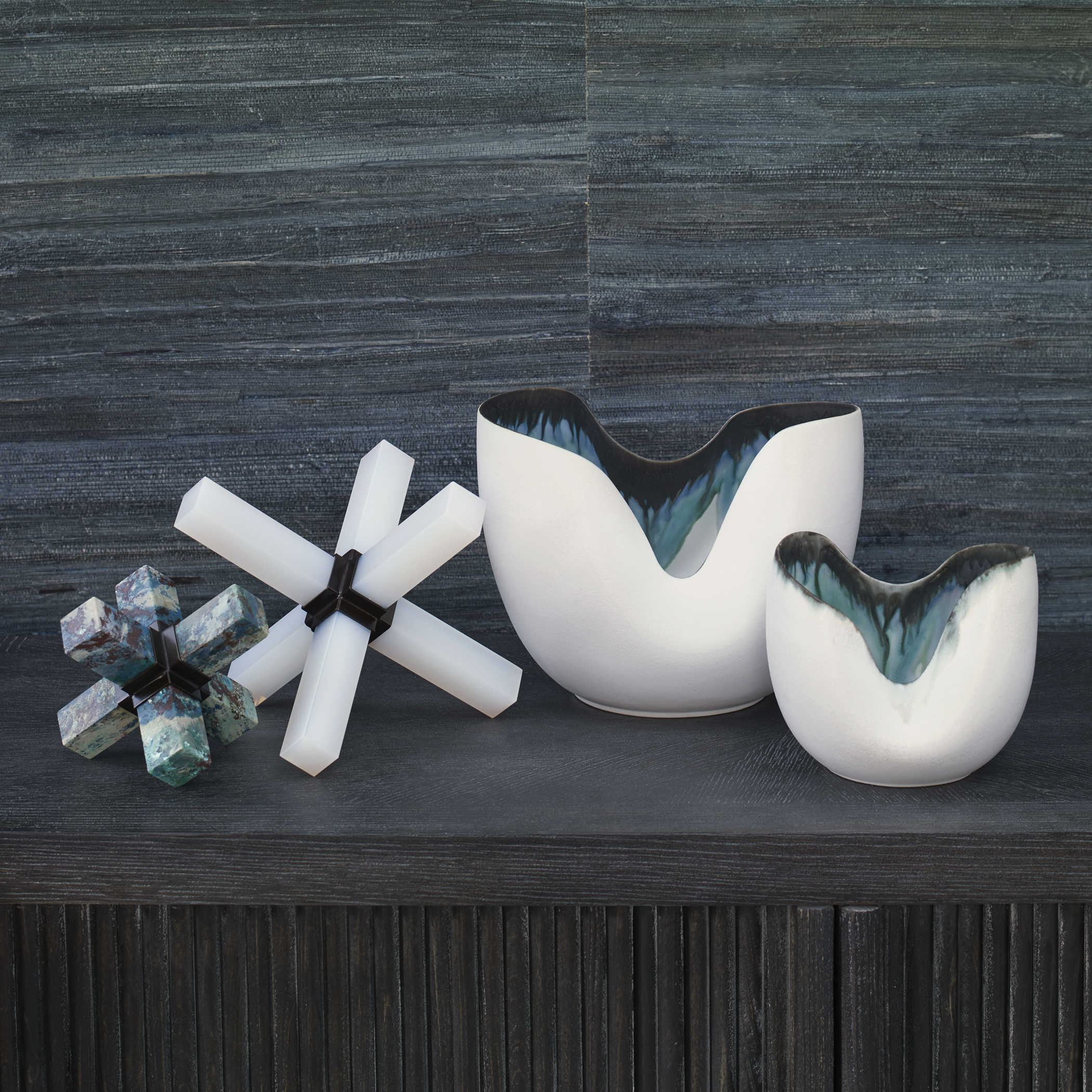 Indigo Vase - Medium by Uttermost