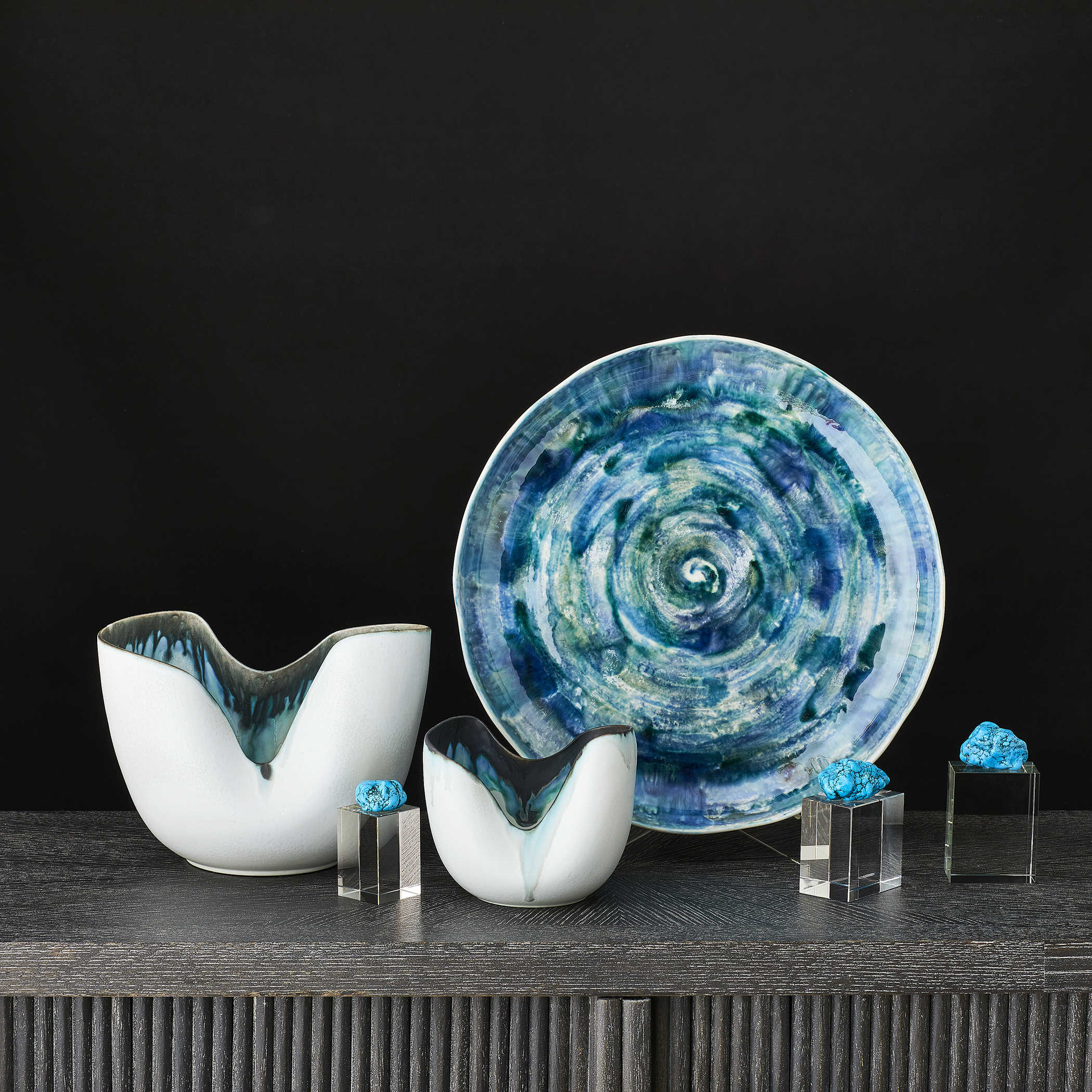 Indigo Vase - Medium by Uttermost