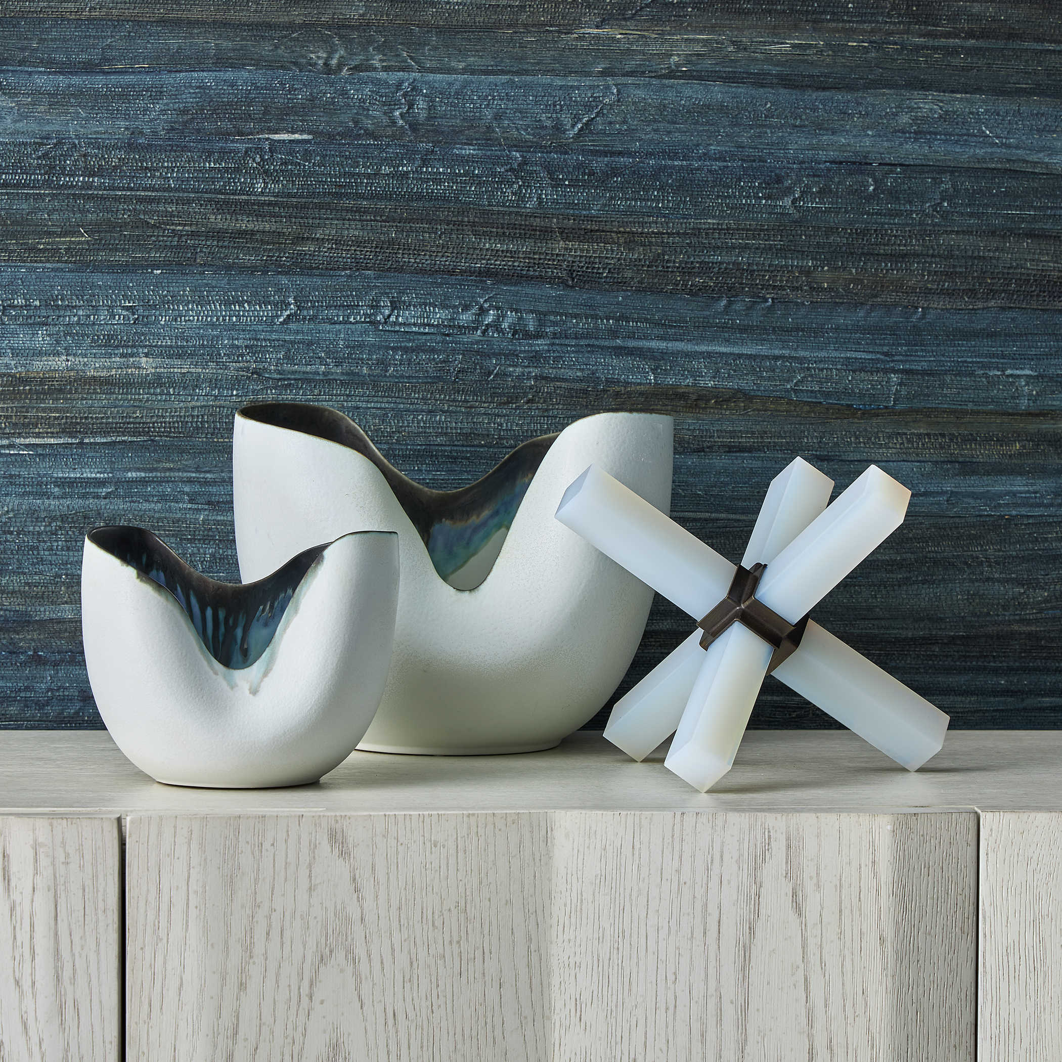 Indigo Vase - Small by Uttermost