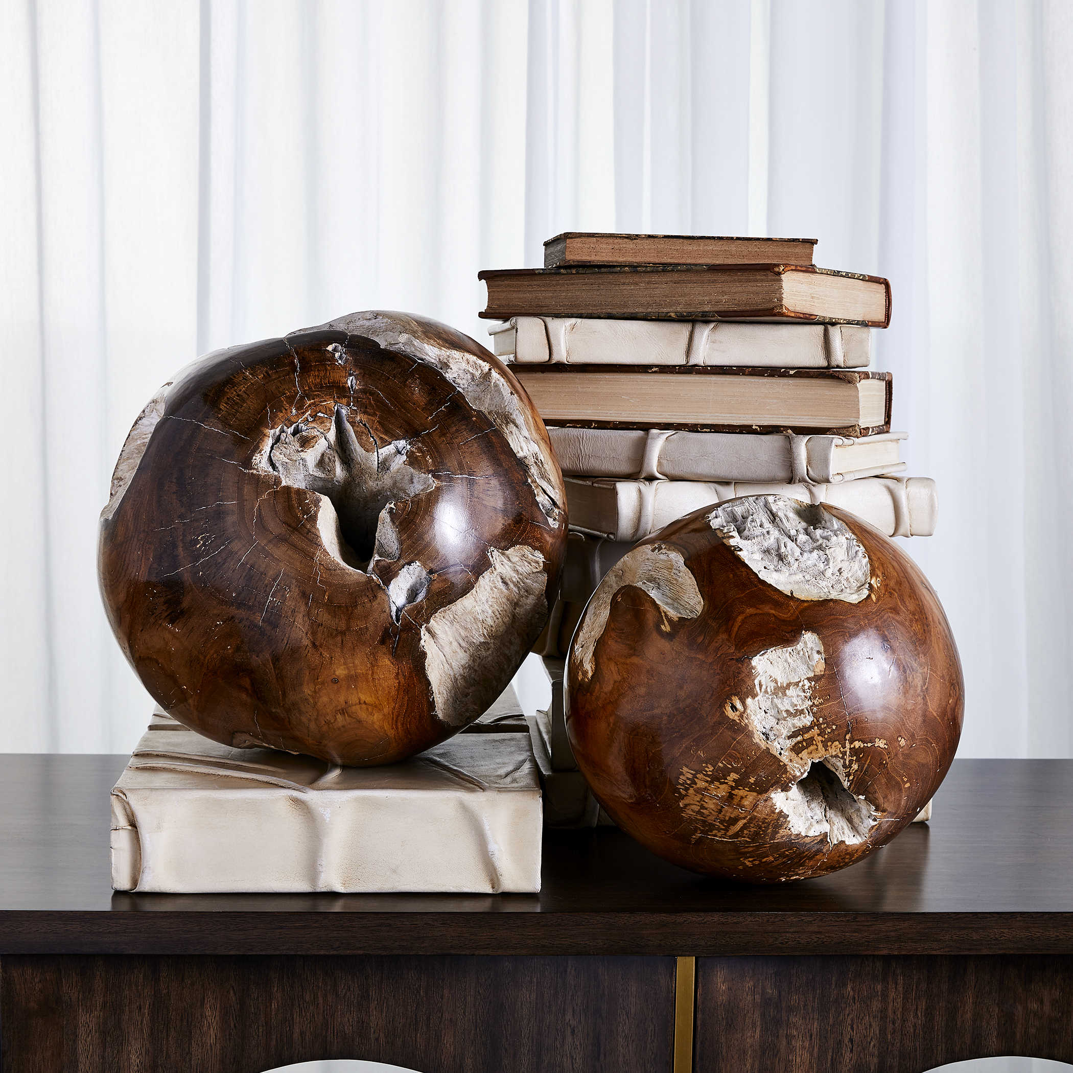Teak Rounds - Set of 2 by Uttermost