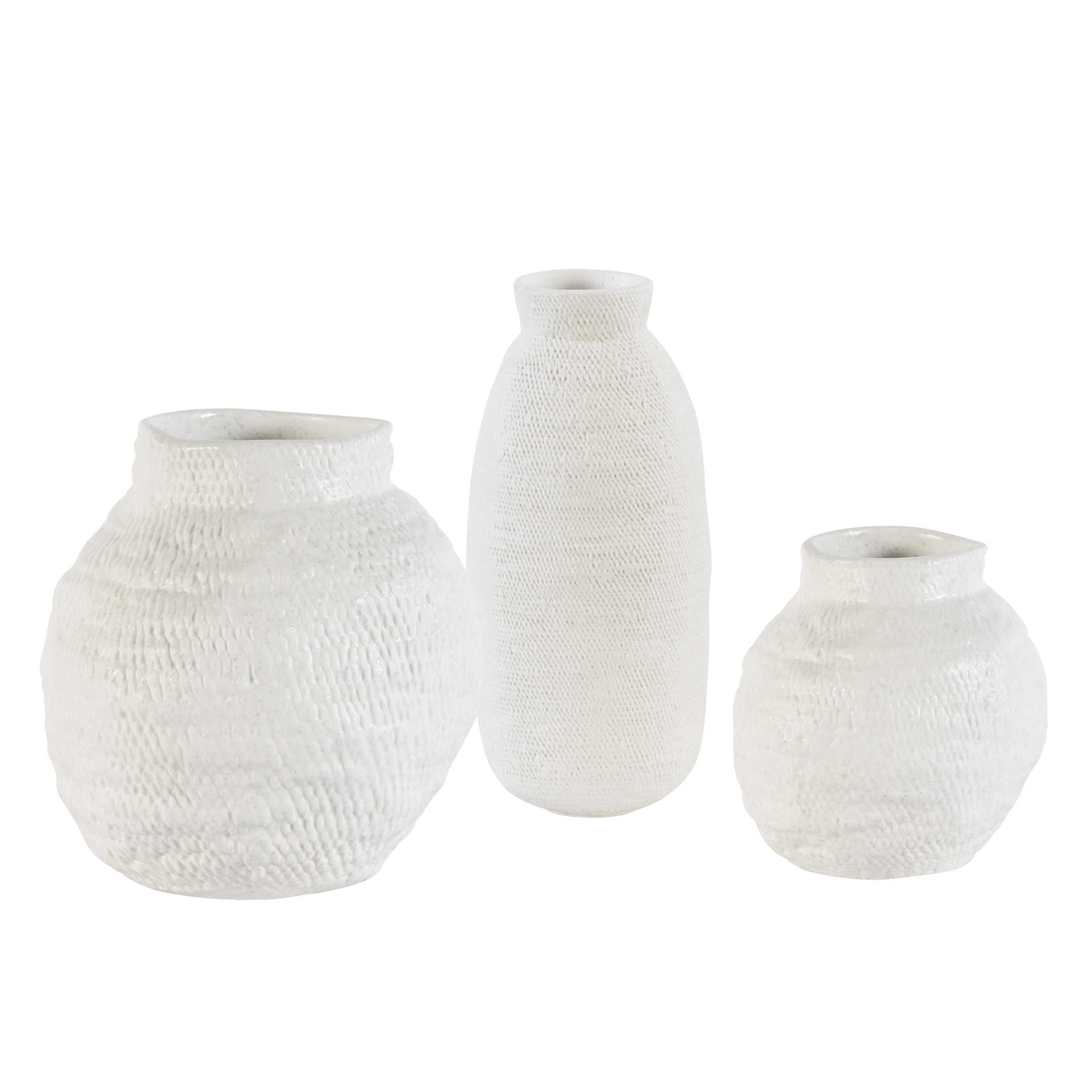 Legacy Basket Vases - Set of 3 by Uttermost