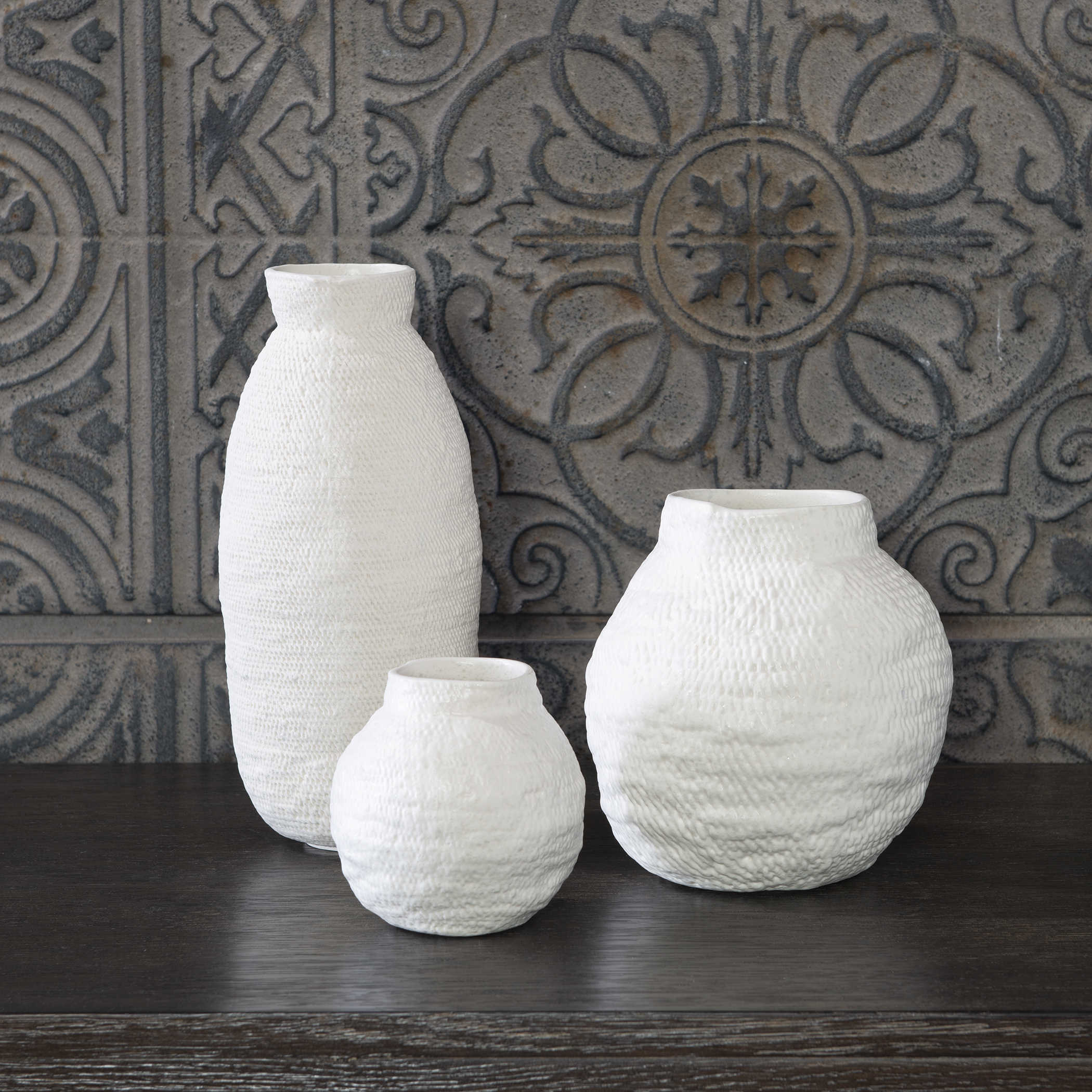 Legacy Basket Vases - Set of 3 by Uttermost