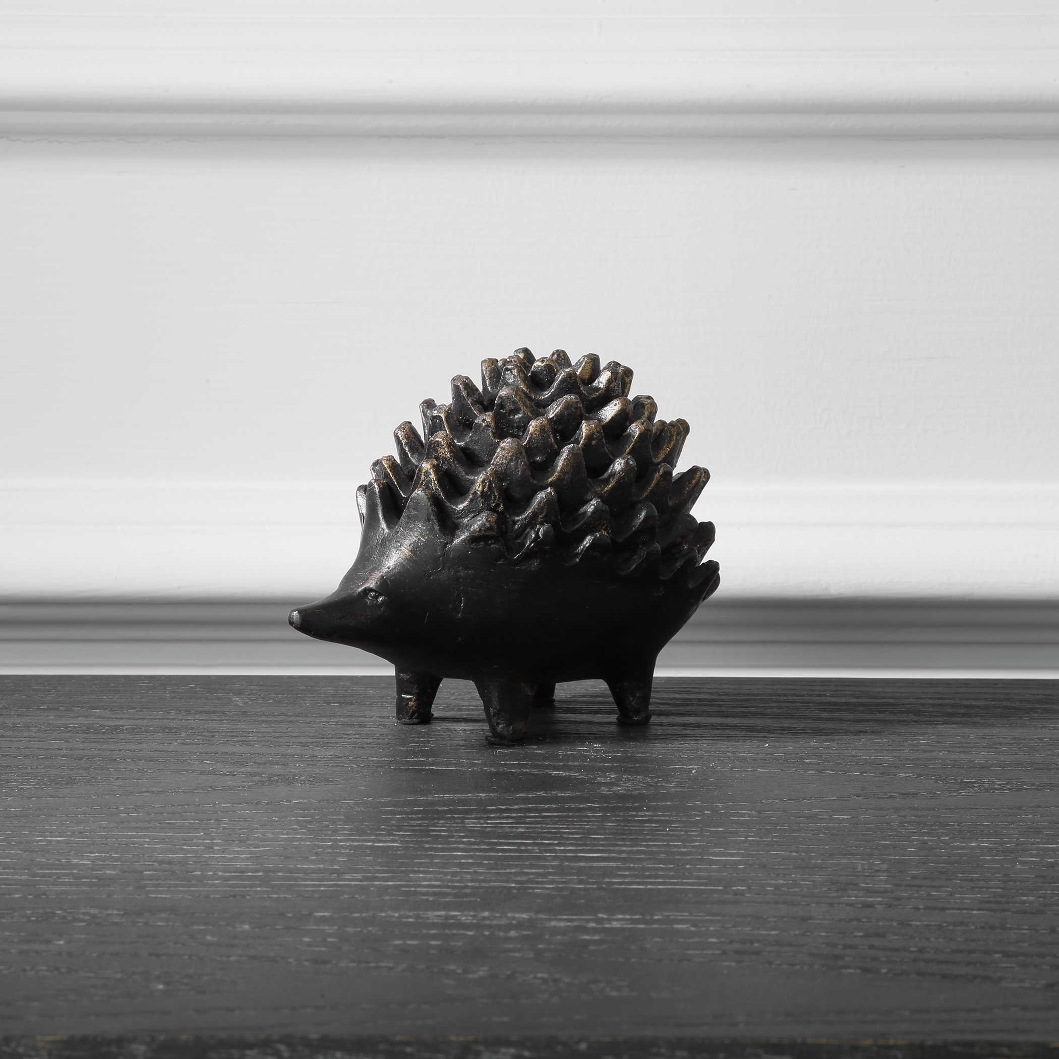 Hedging Your Bet Hedgehog Sculpture in Bronze by Uttermost