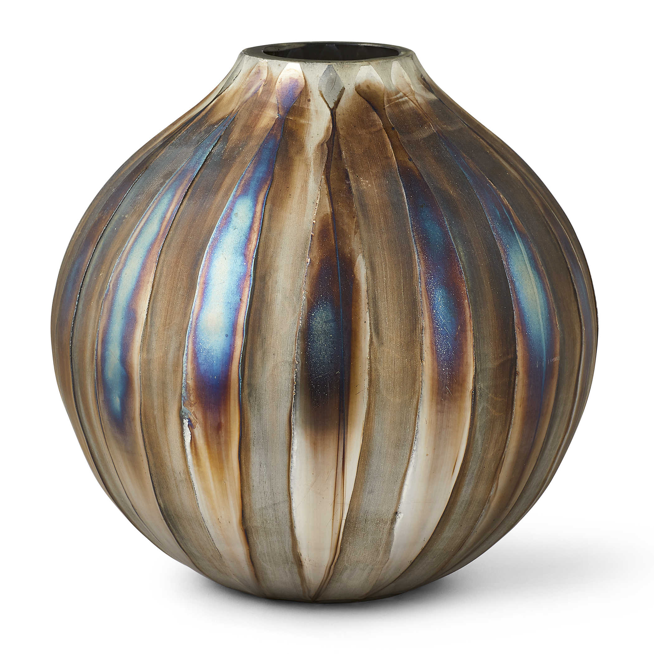 Ripple Vase - Bronze Small by Uttermost