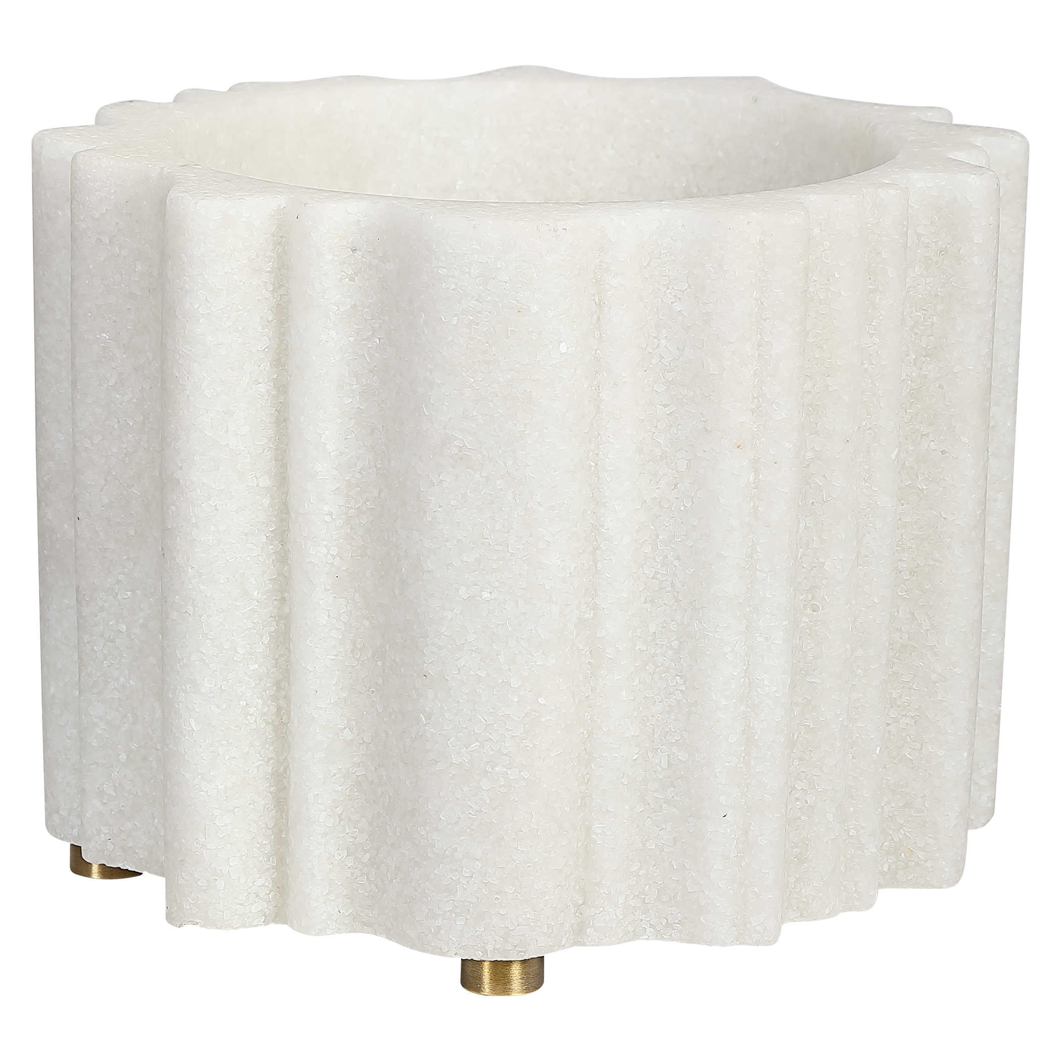 Ripple Planter - Round by Uttermost
