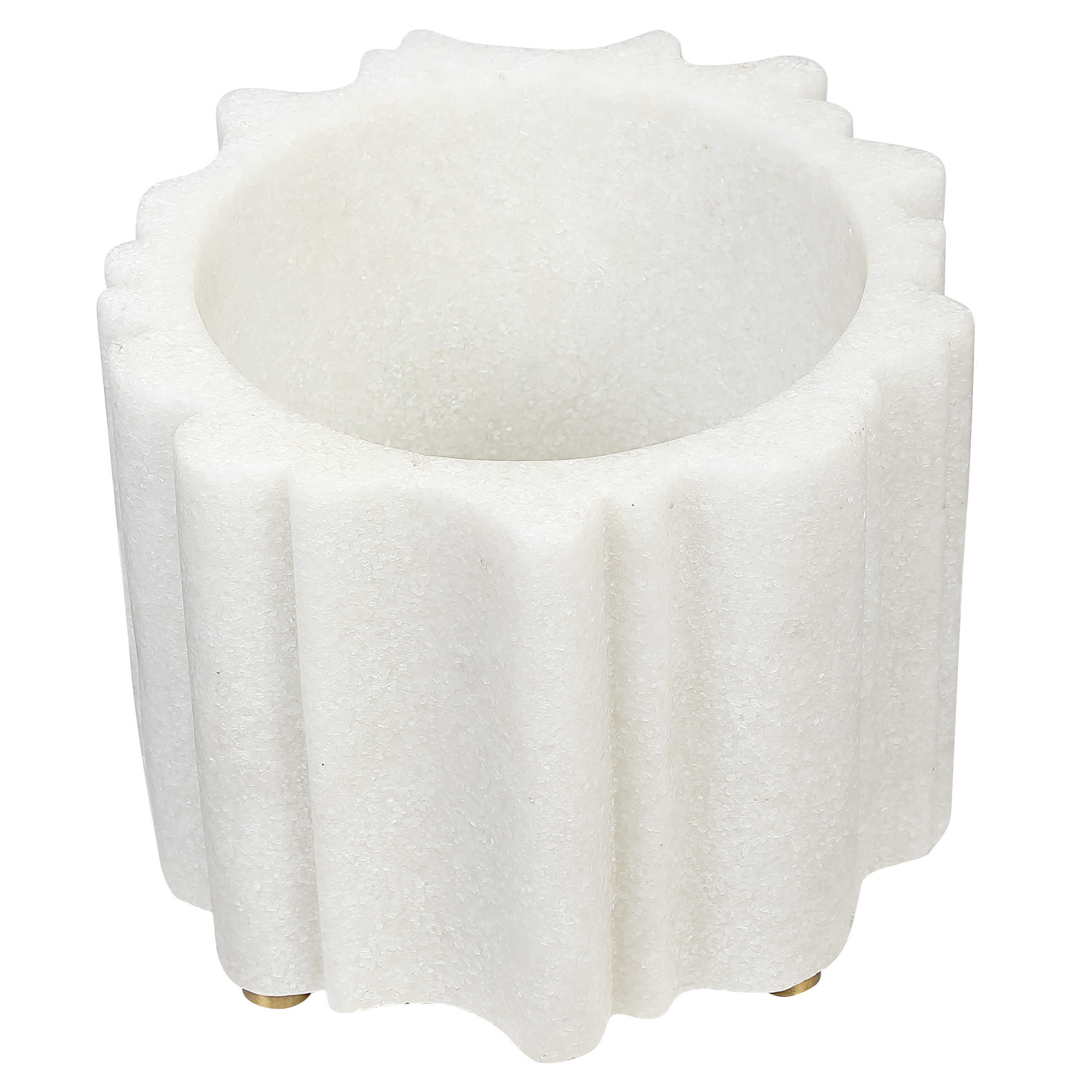 Ripple Planter - Round by Uttermost