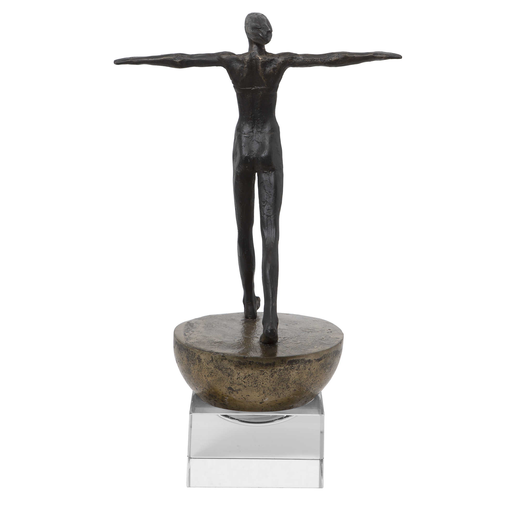 Woman Finding Balance Sculpture by Uttermost