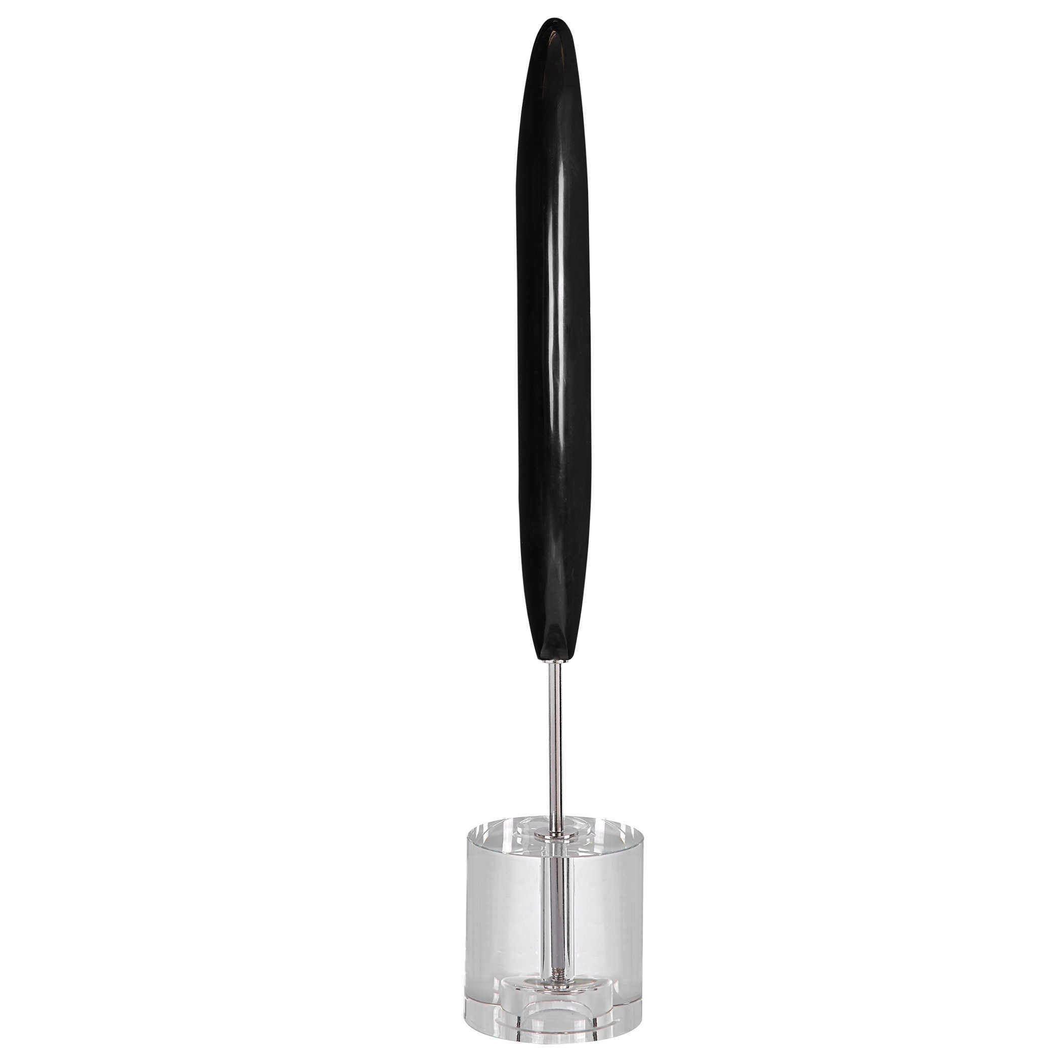 Ellipse Sculpture - Black by Uttermost