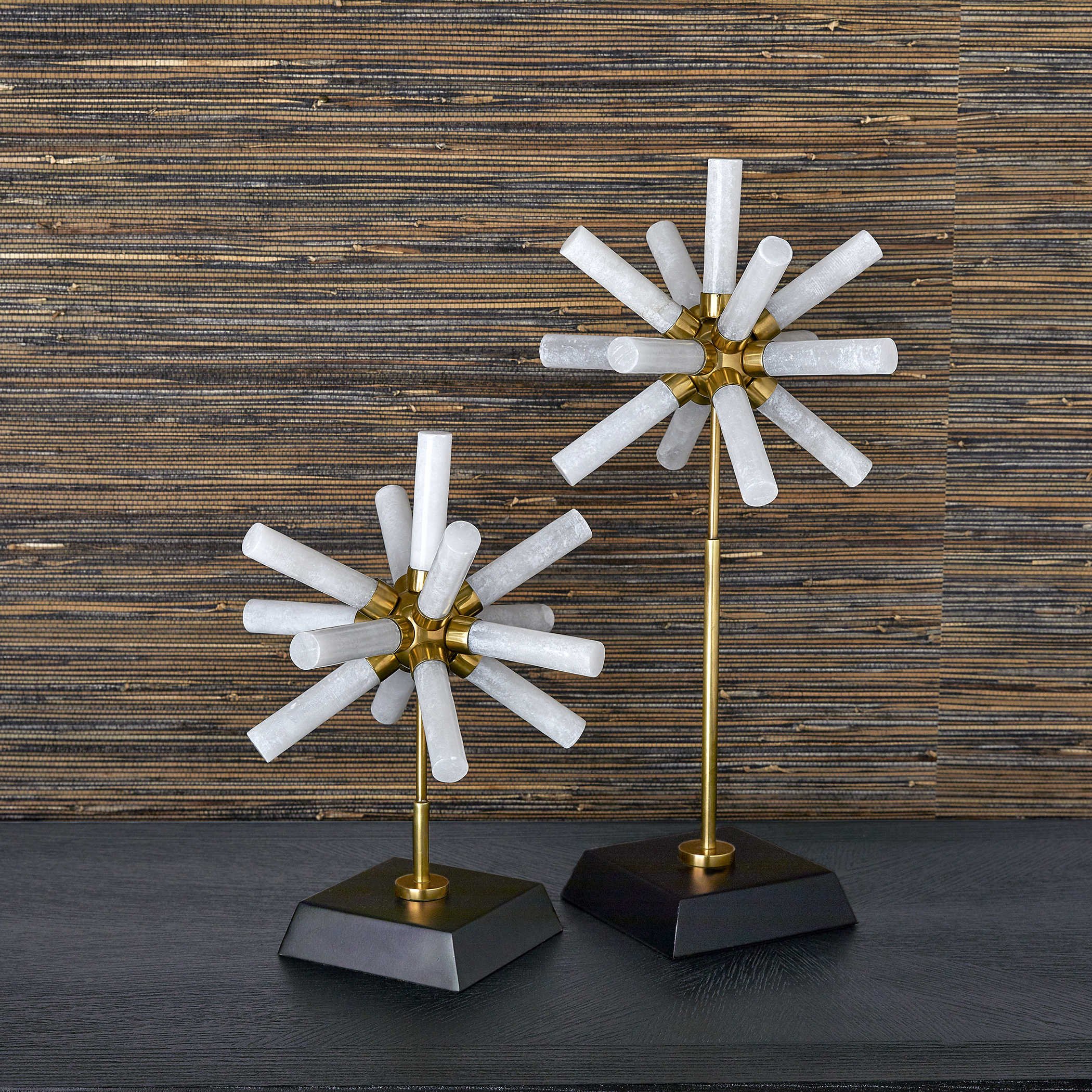 Snowflake Sculptures - Set of 2 by Uttermost