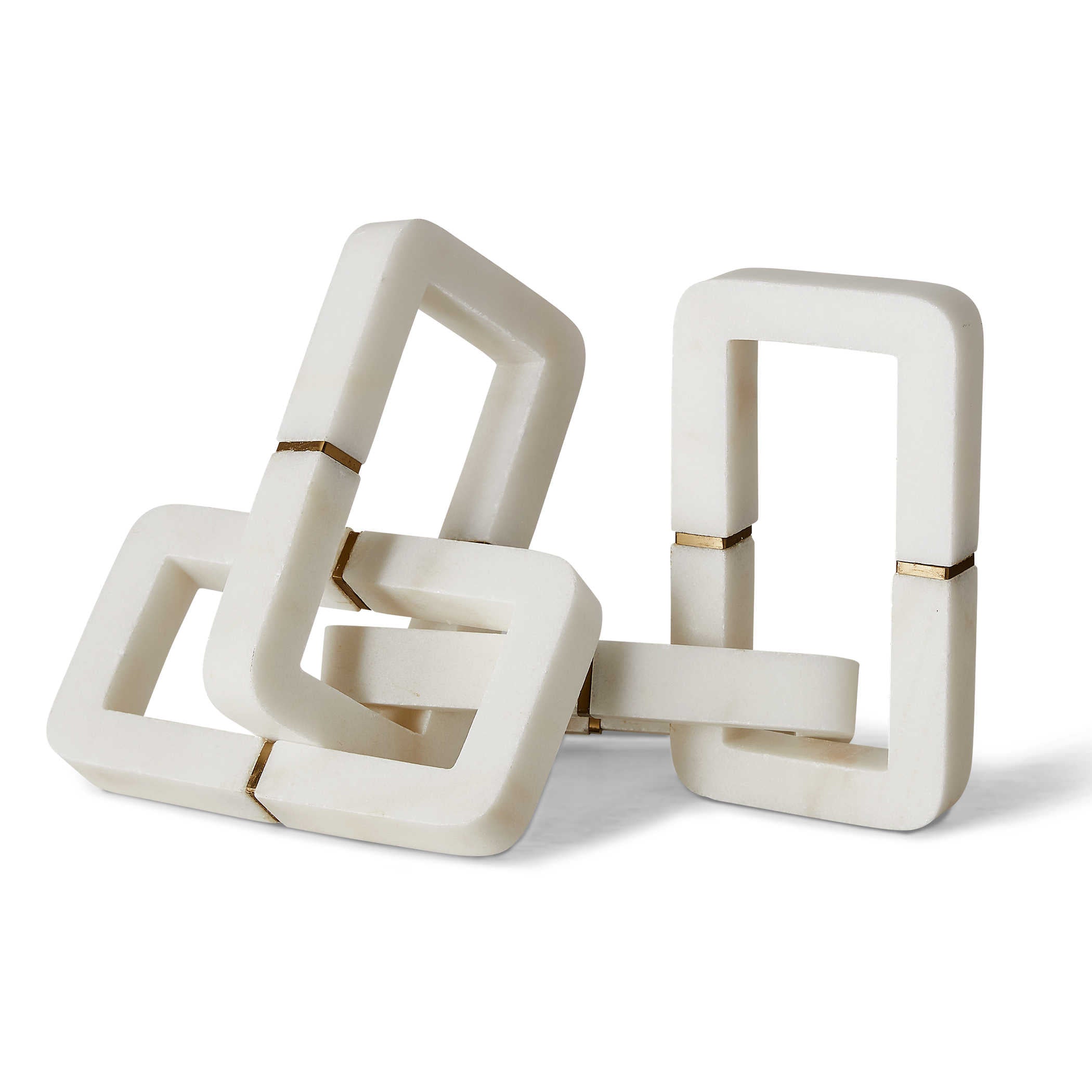 Connection Sculpture - White Marble by Uttermost