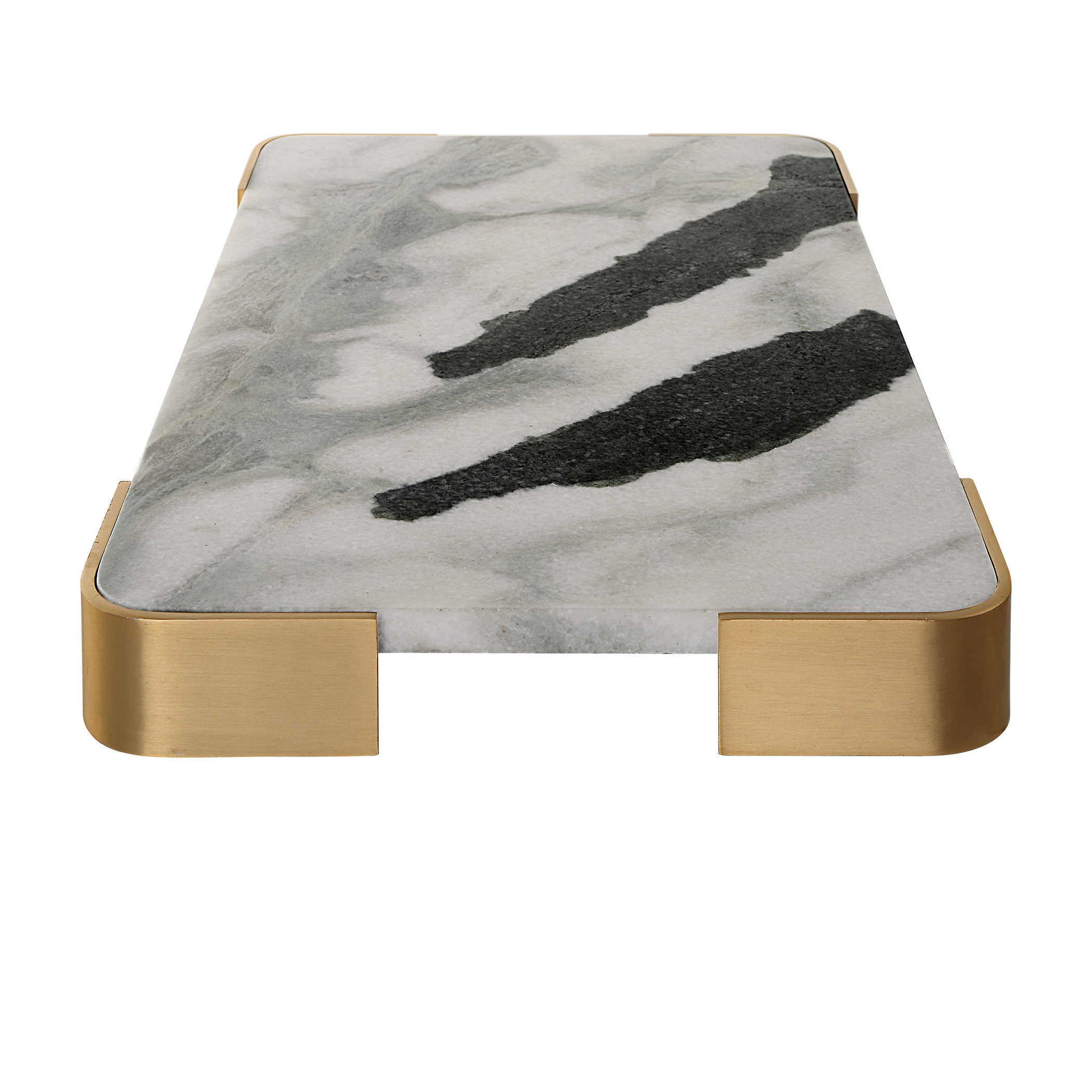 Elevated Tray/Plateau - Panda Marble Medium by Uttermost
