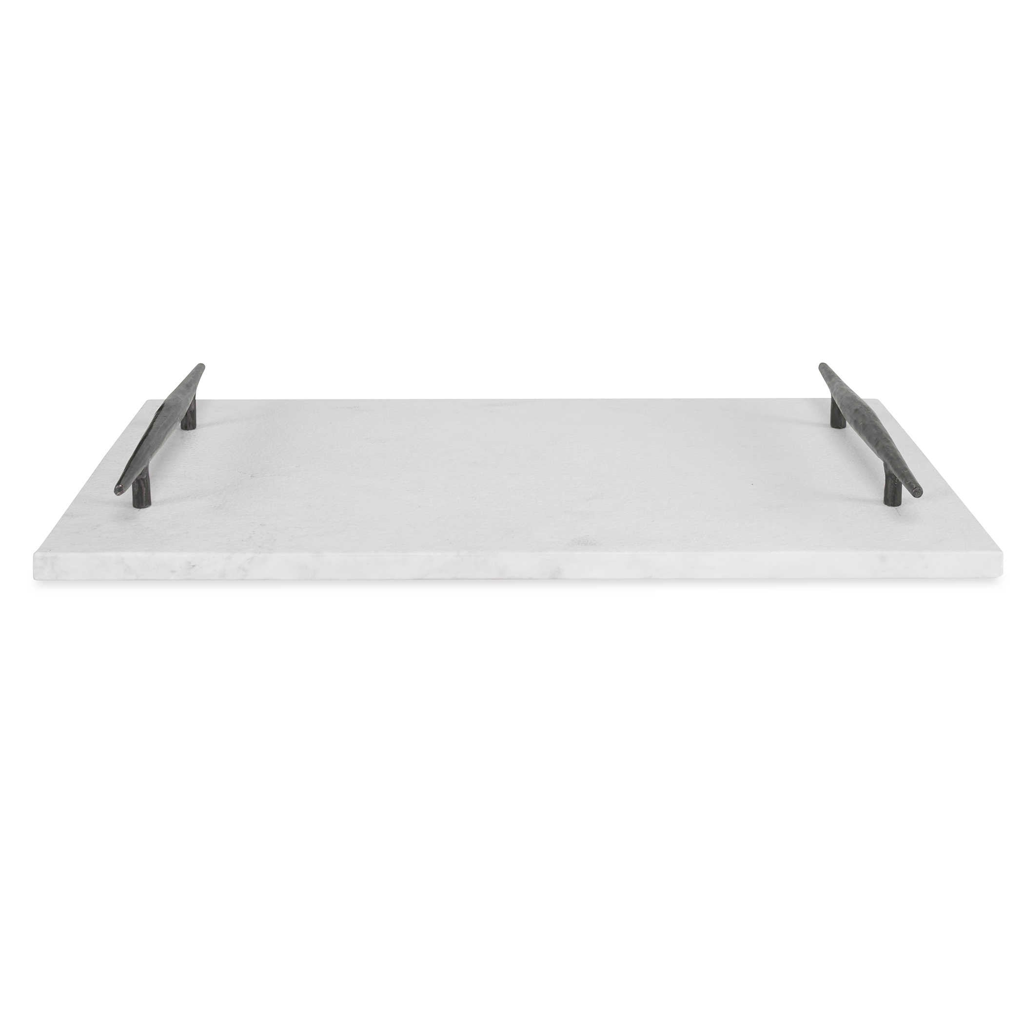 Get a Grip Tray - White Marble by Uttermost