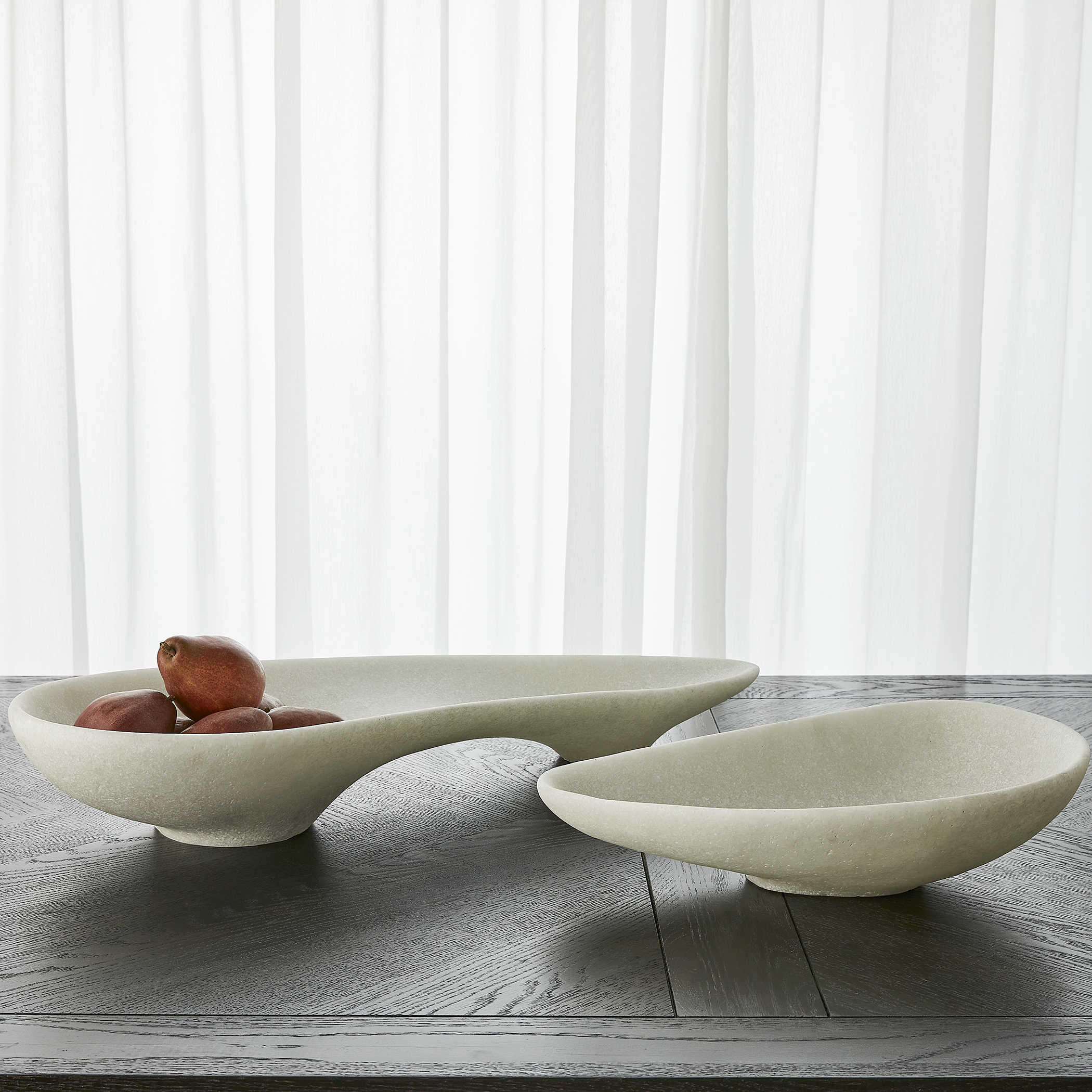 Scoop Bowl - White by Uttermost