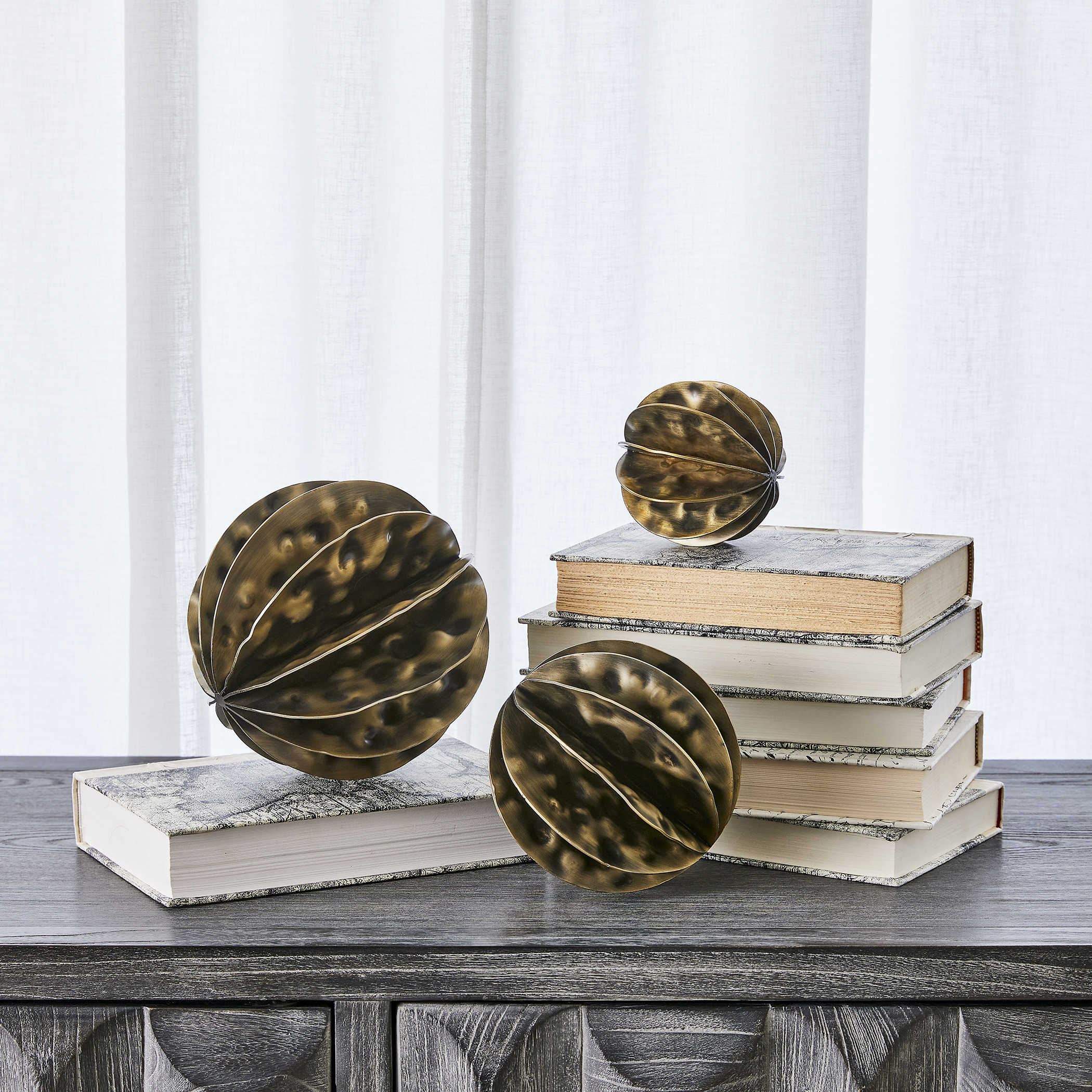 Roundelay Sculptures - Set of 3 by Uttermost