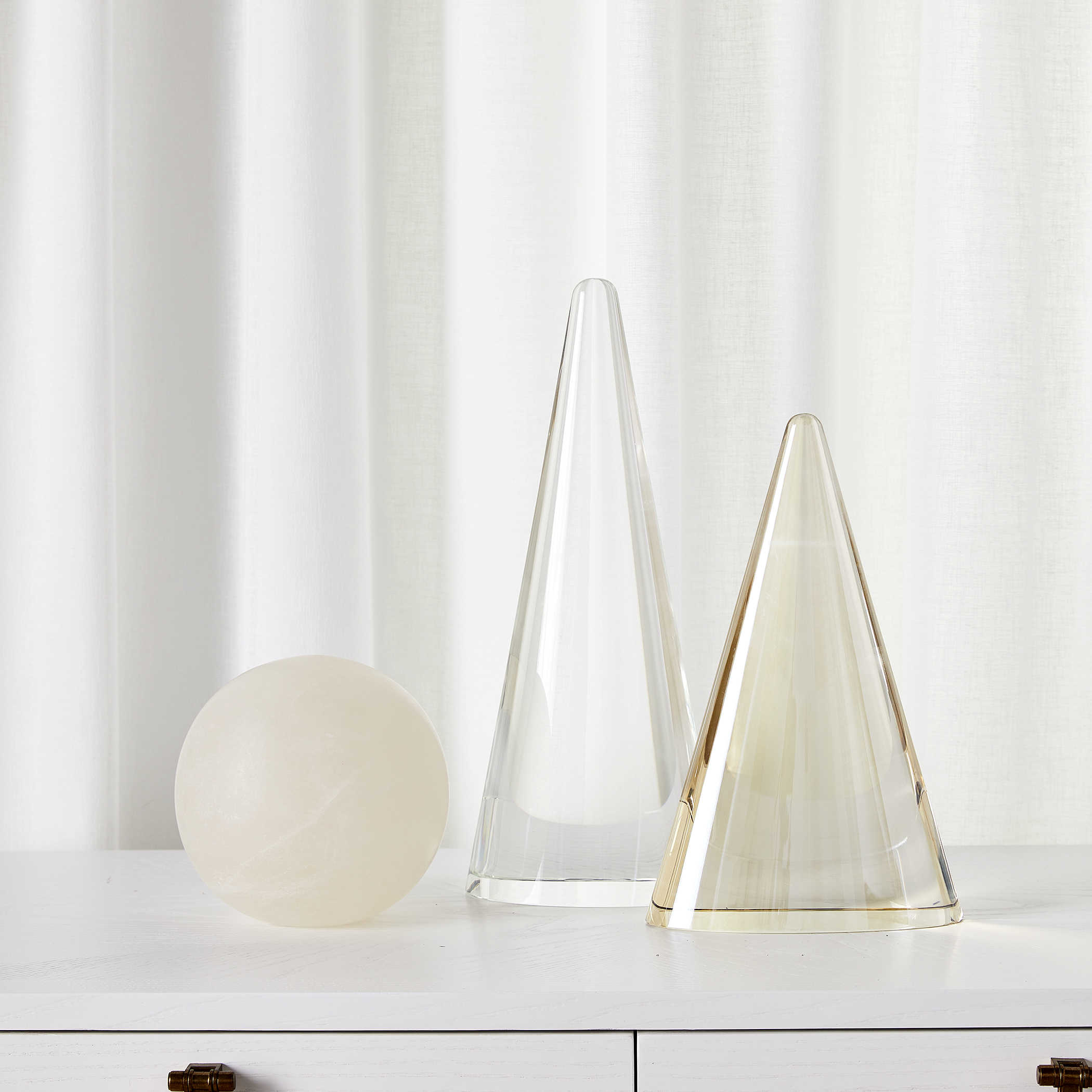 Apex Sculpture - Crystal Tall by Uttermost