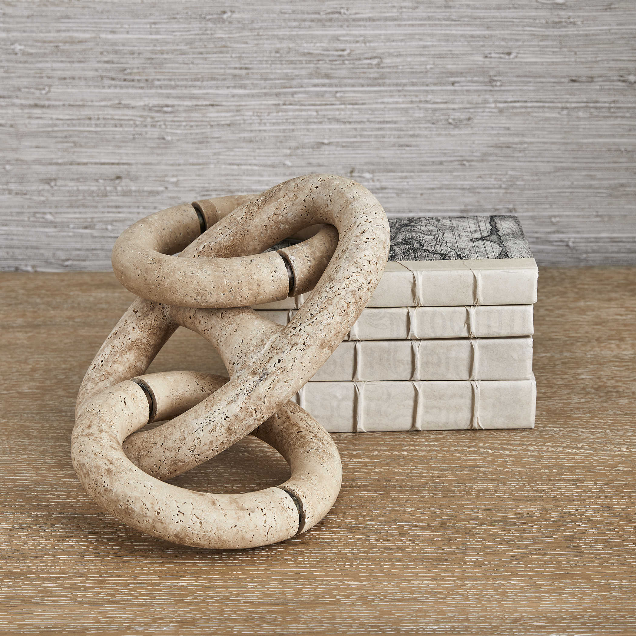 Anchor Round Marble Link Sculpture by Uttermost