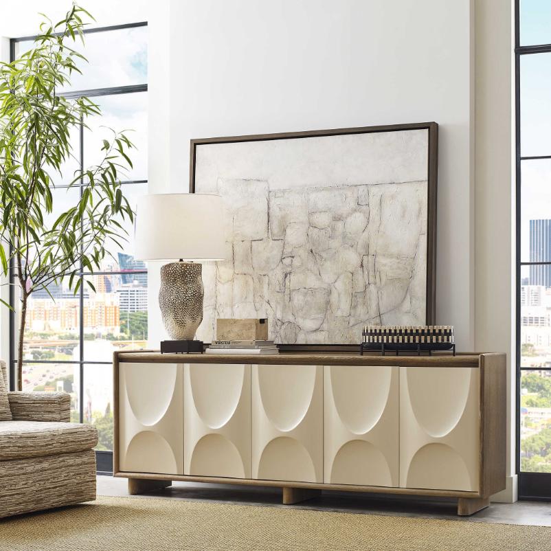Domino Marble Cachepot Bowl by Uttermost