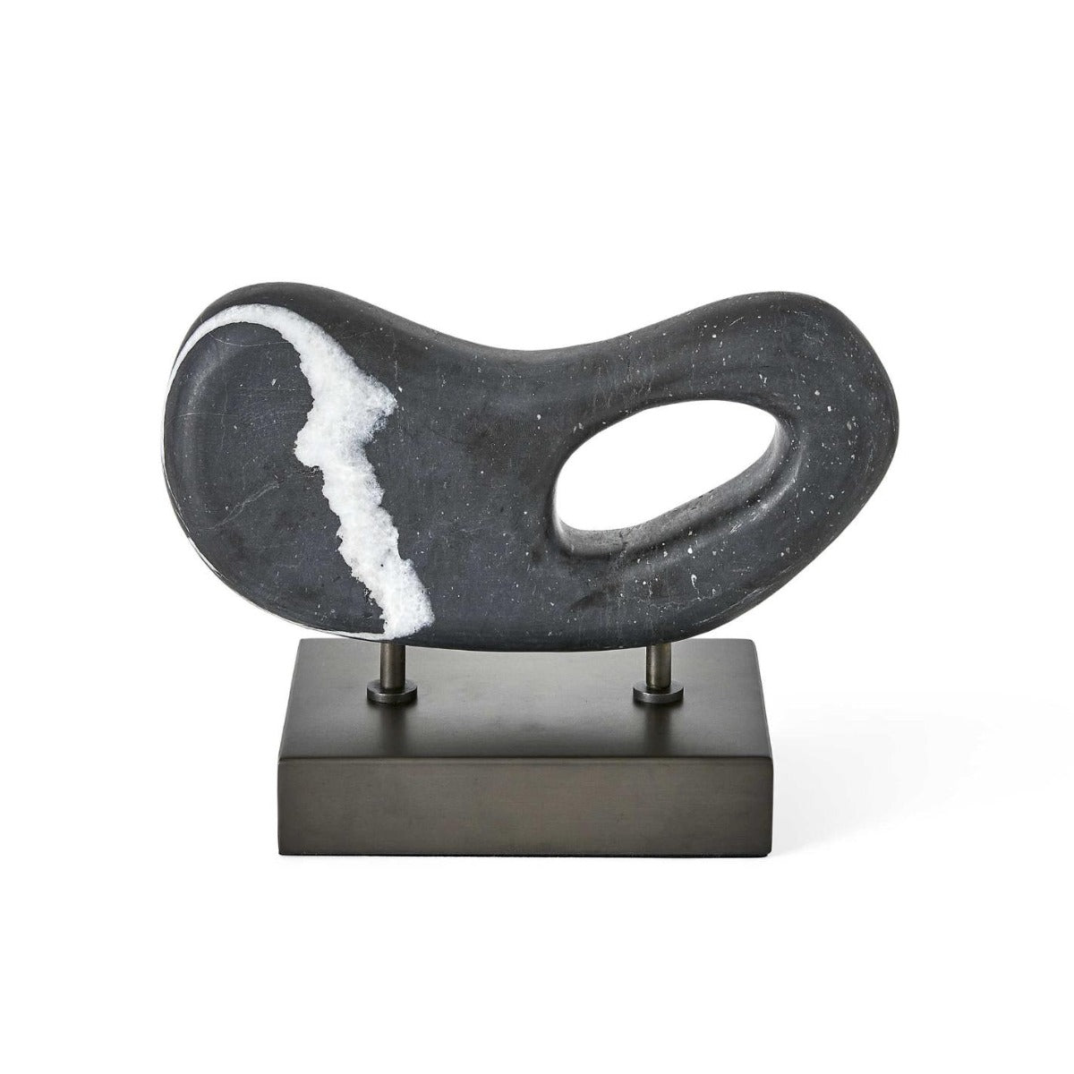 Single Vision Sculpture in Black Marble by Uttermost