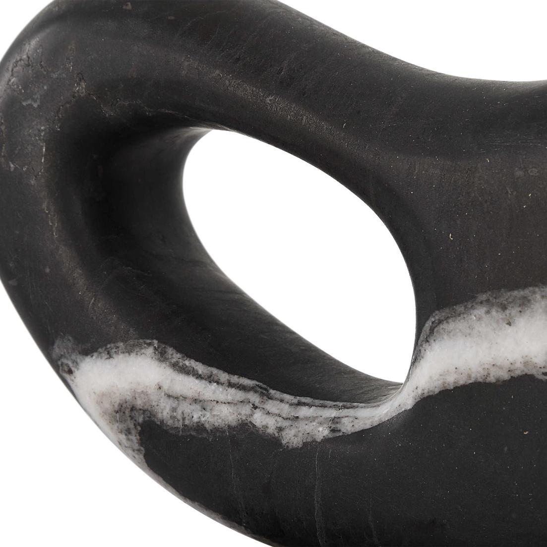 Single Vision Sculpture in Black Marble by Uttermost