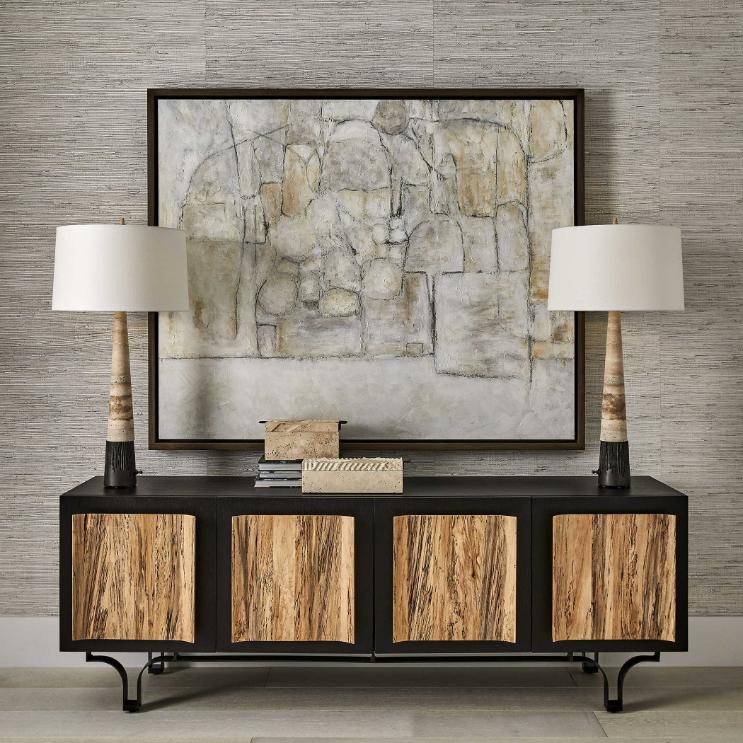 Groove Thing Box - Travertine by Uttermost