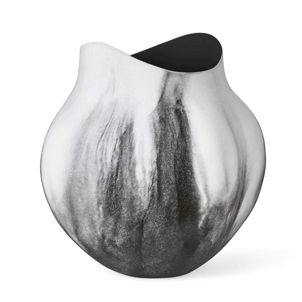 Vapor Vase Black & White by Uttermost