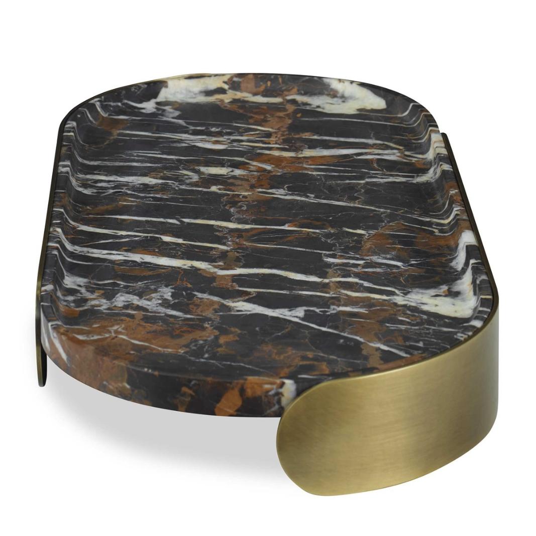 Lozenge Tray - Michelangelo Marble by Uttermost