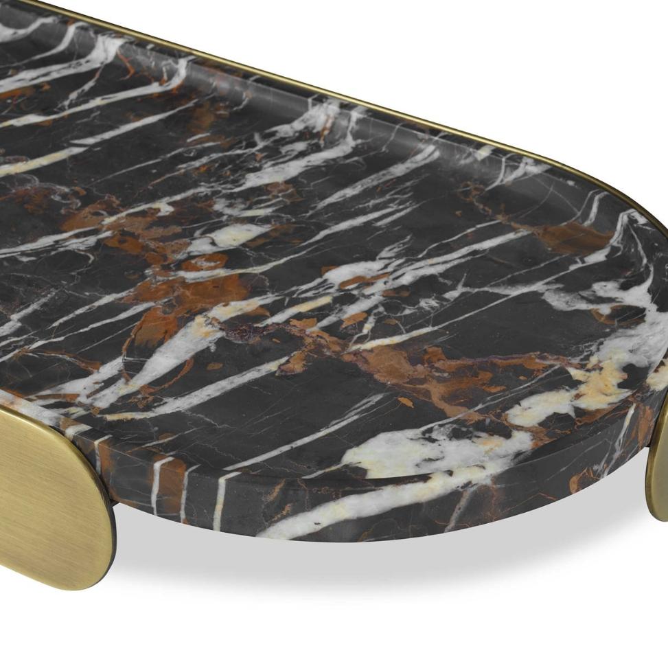 Lozenge Tray - Michelangelo Marble by Uttermost