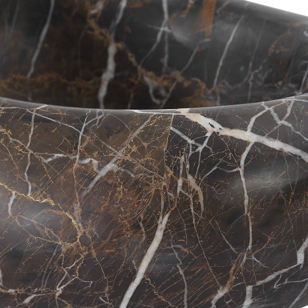 Swaddle Bowls in Michelangelo Marble Set of 2 by Uttermost