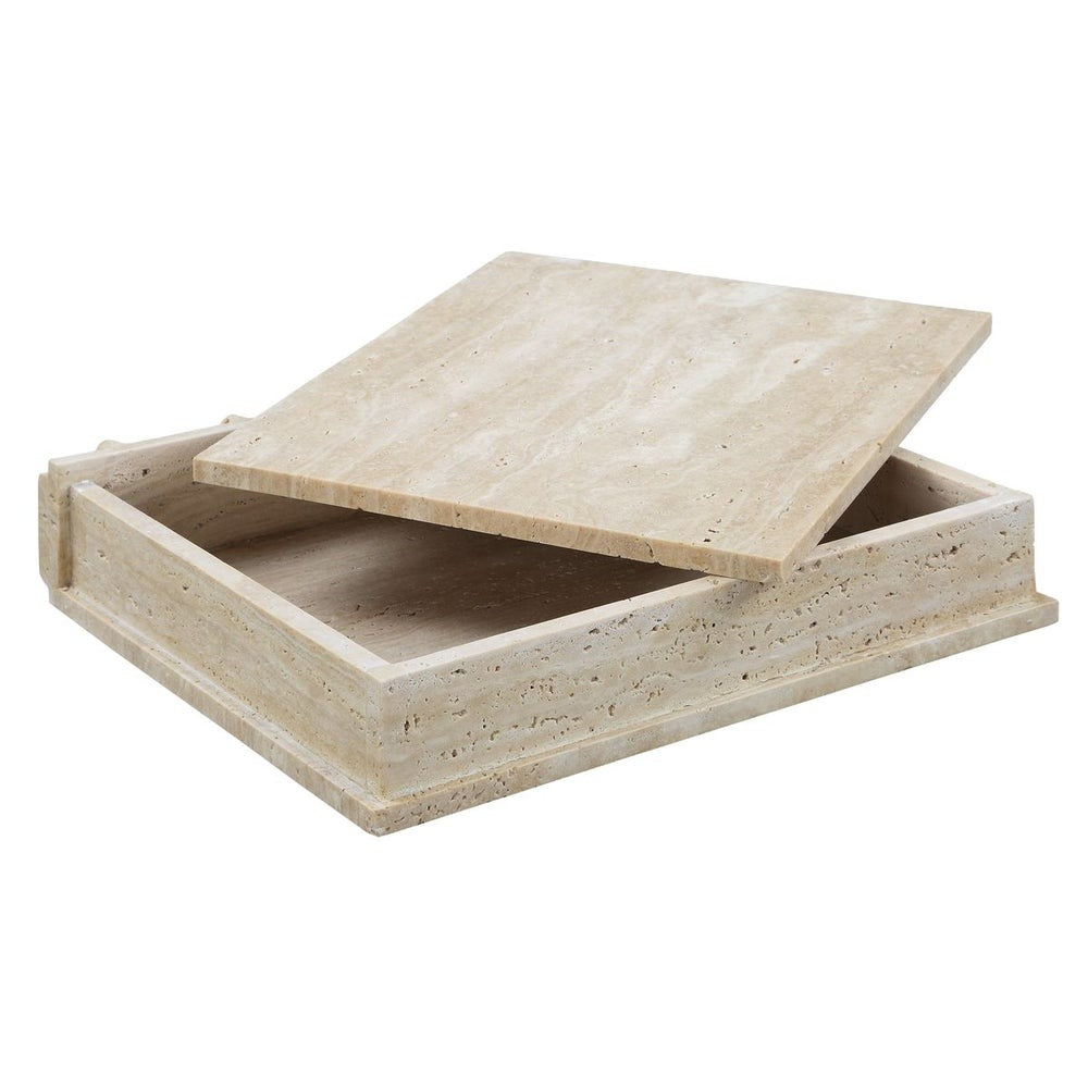 Novel Box in Travertine Large by Uttermost