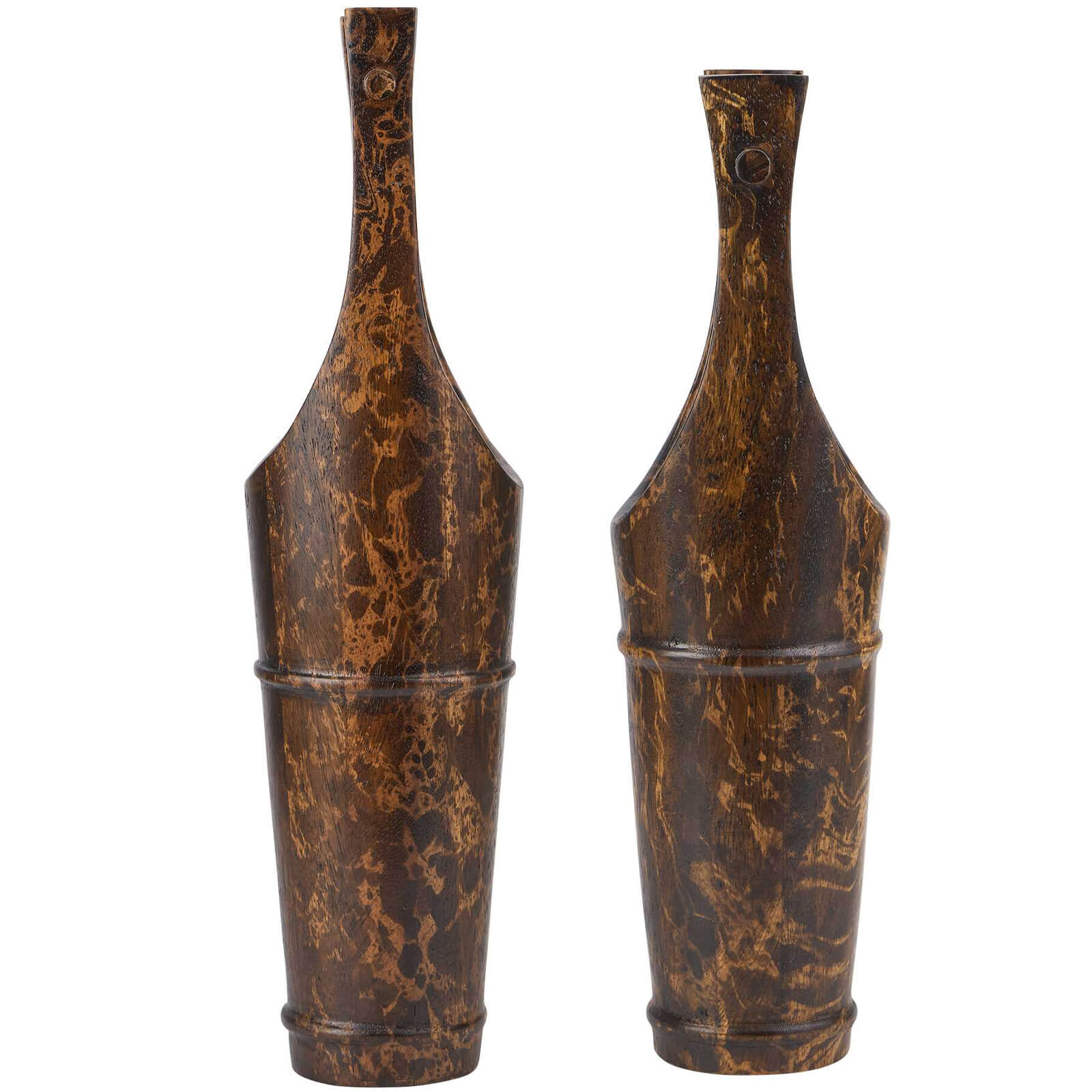 Ikebana Vessels in Tortoise - Set of 2 by Uttermost