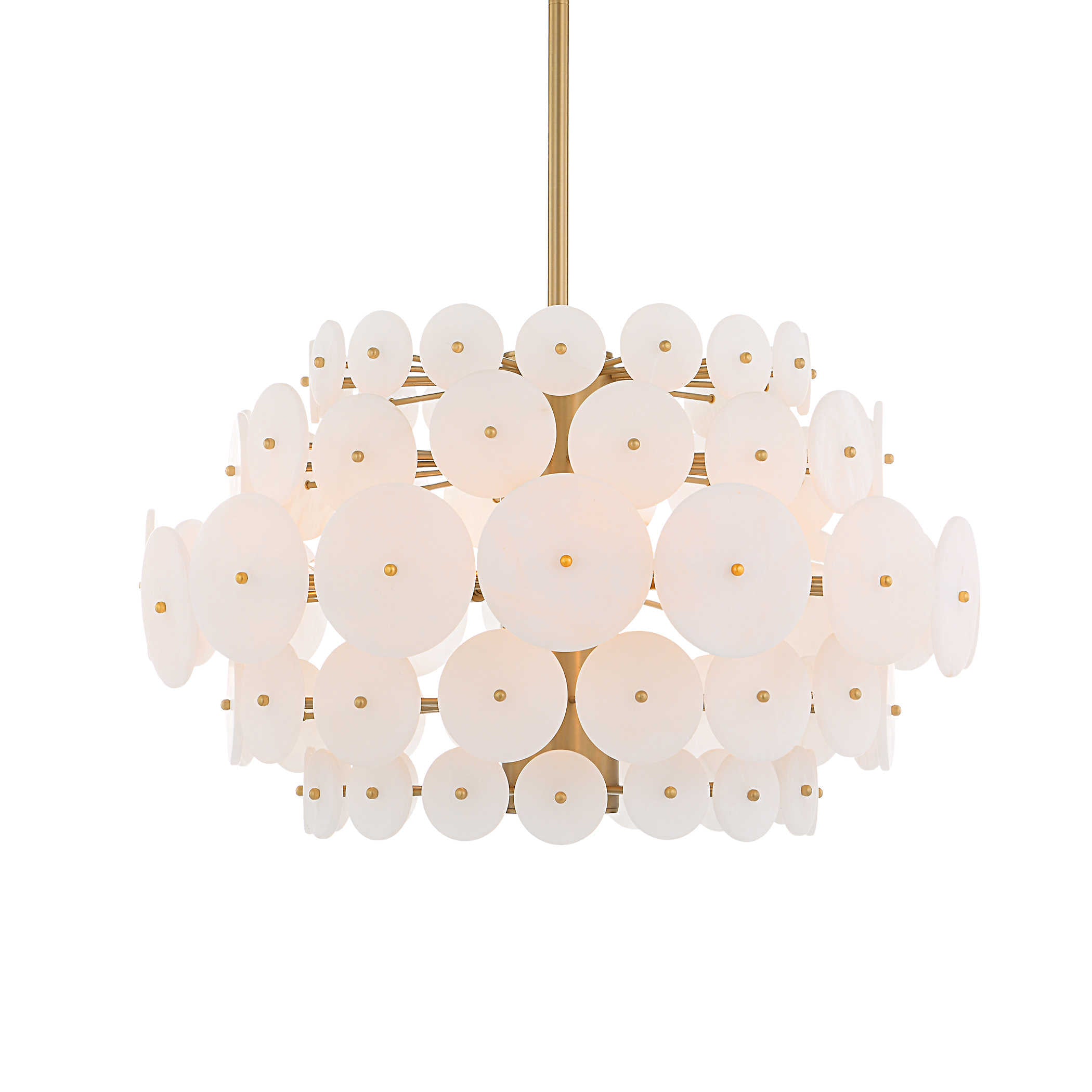 Alabaster Radiance 8 Light Pendant by Uttermost