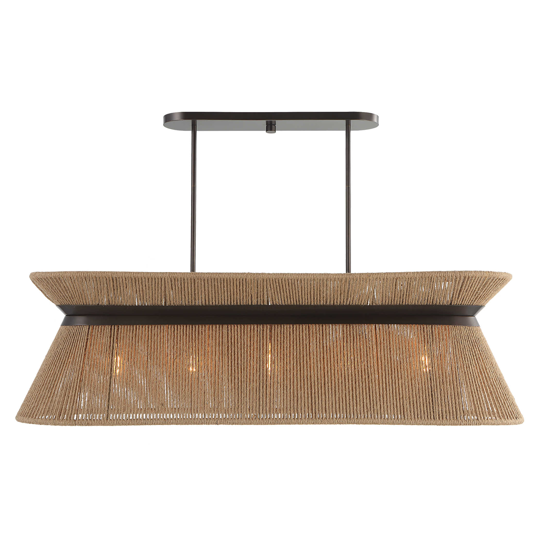 Highly Strung 5 Light Linear Pendant in Natural by Uttermost