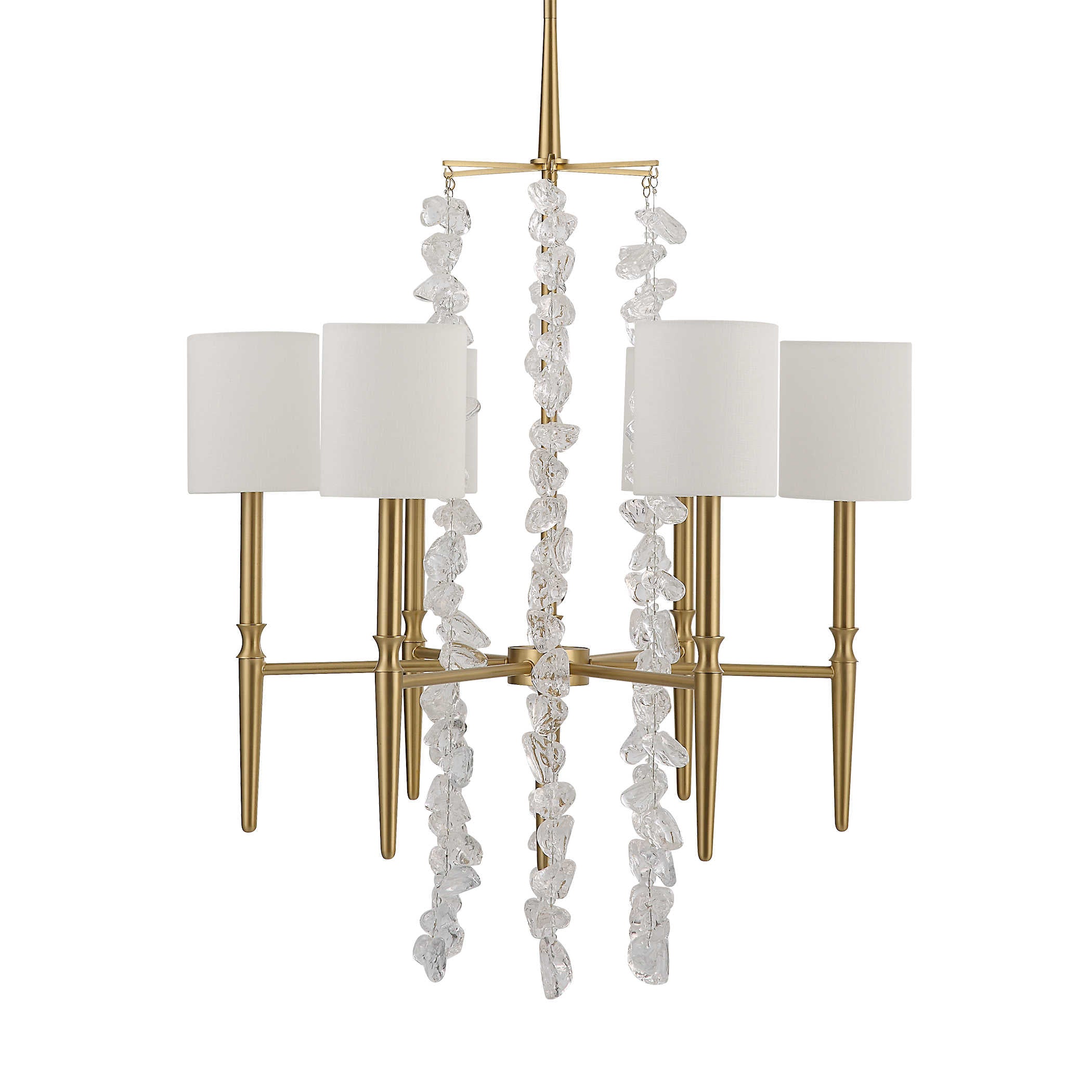Waterfall 6 Light Chandelier by Uttermost