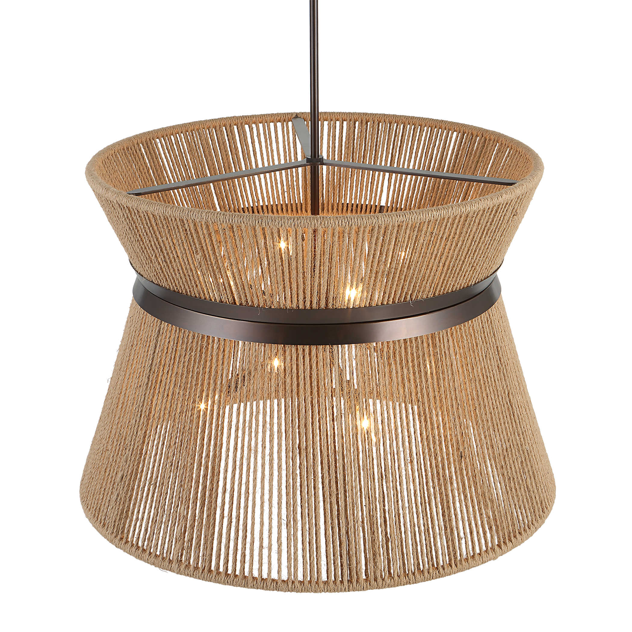 Highly Strung 8 Light Pendant in Natural by Uttermost