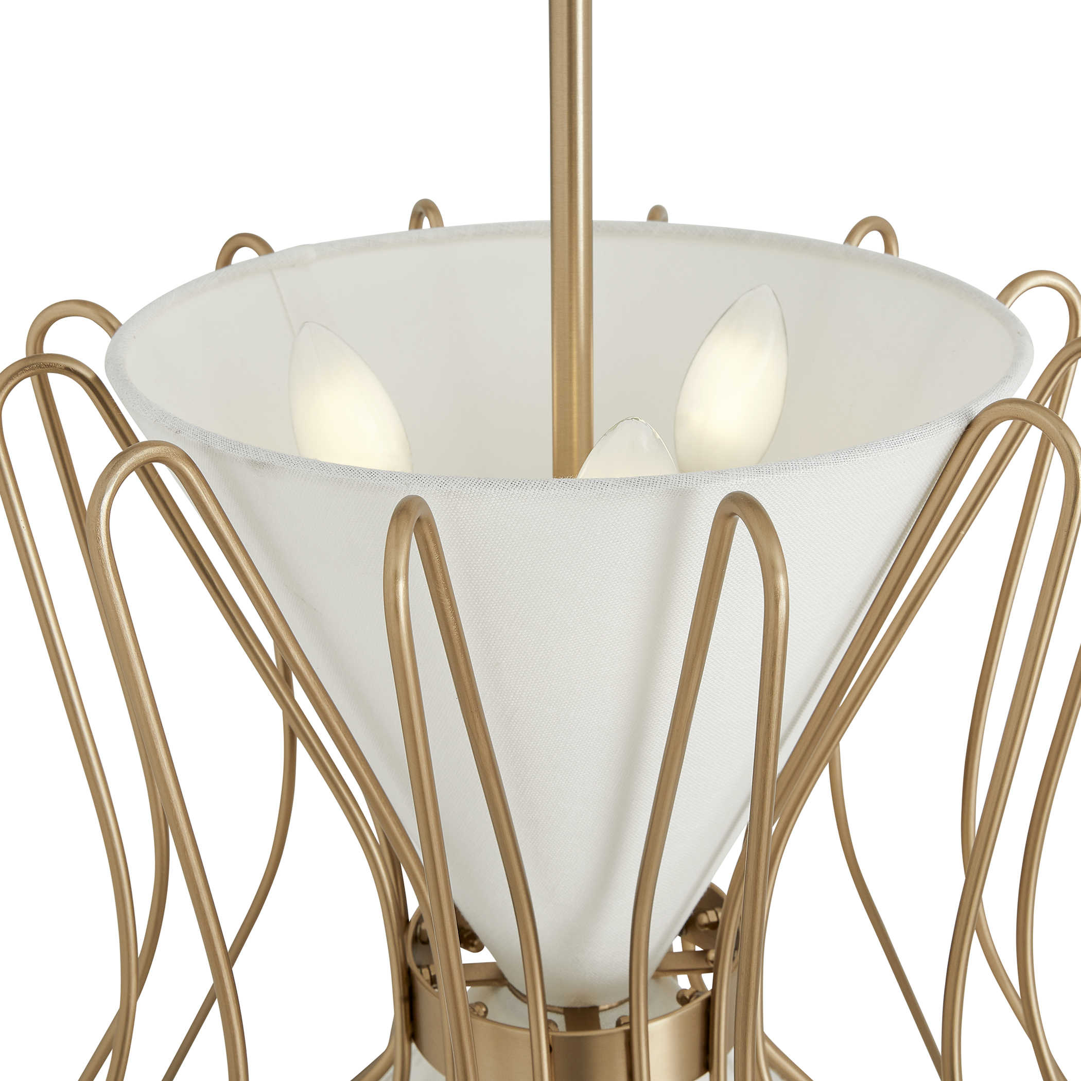 Boomerang Pendant in Brass - Medium by Uttermost
