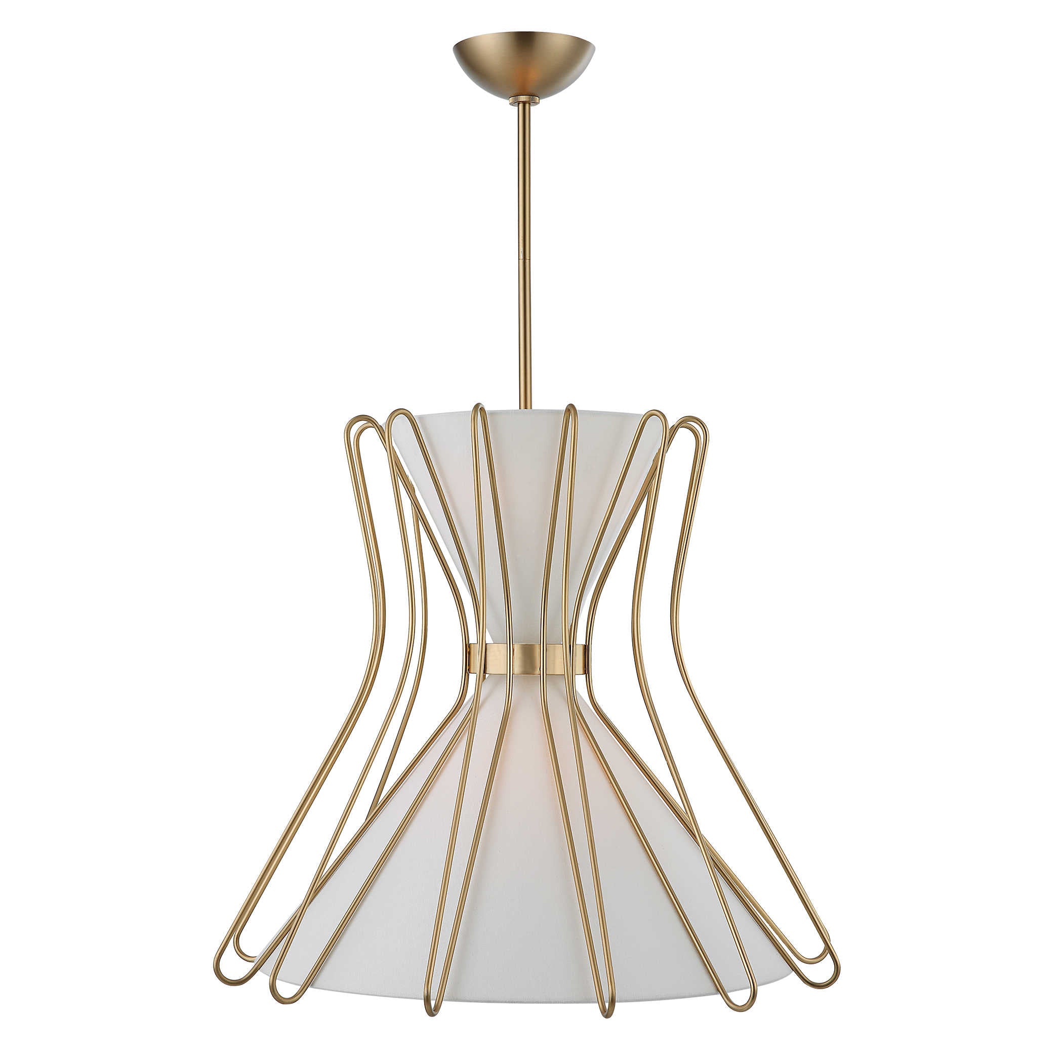 Boomerang Pendant in Brass - Medium by Uttermost