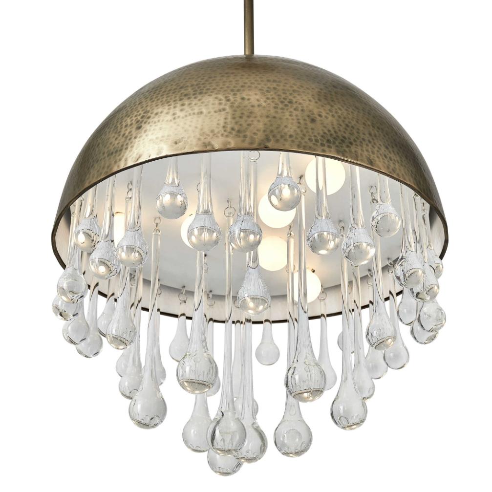 Downpour 6 Light Pendant - Round by Uttermost