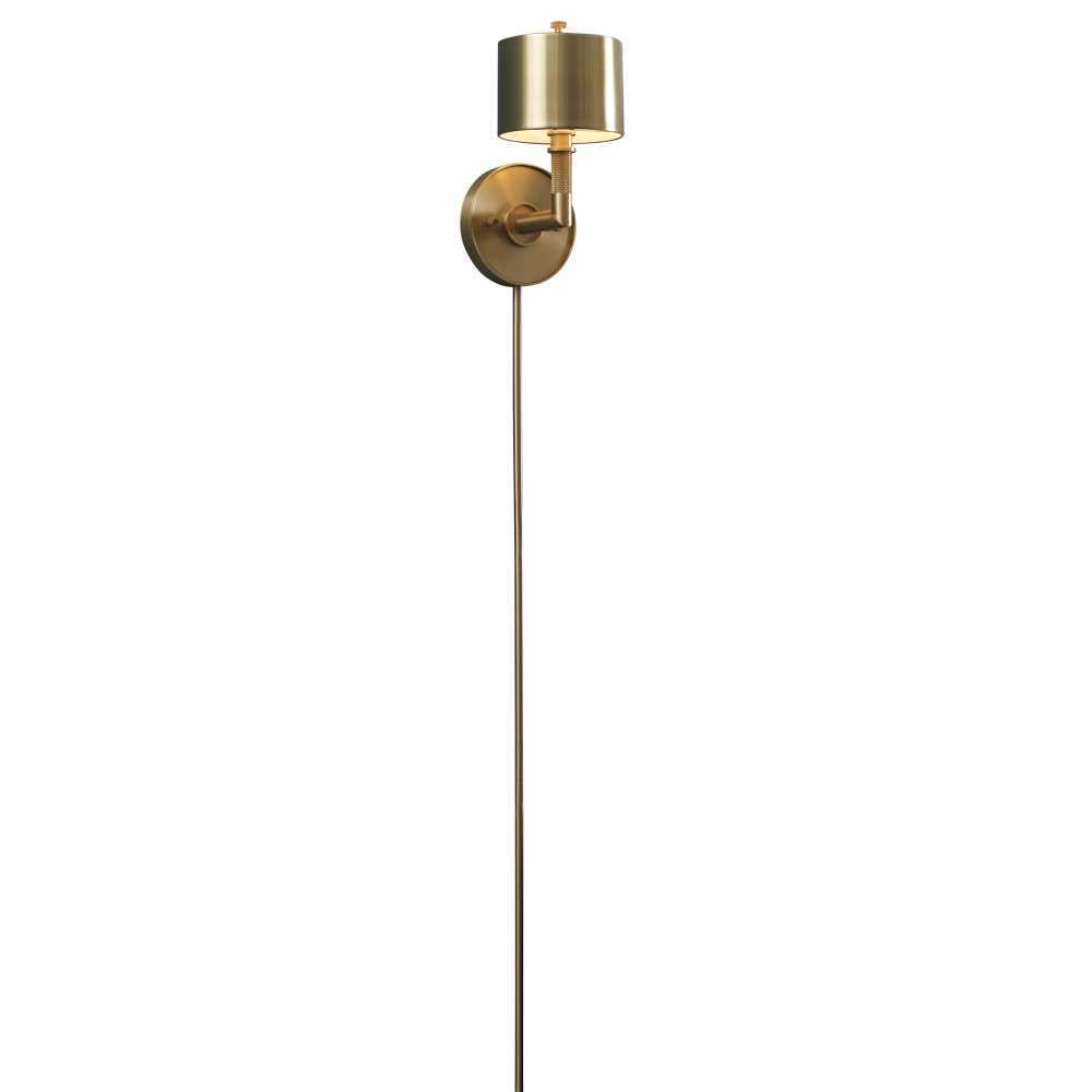 Knurl Wall Light - Brass by Uttermost