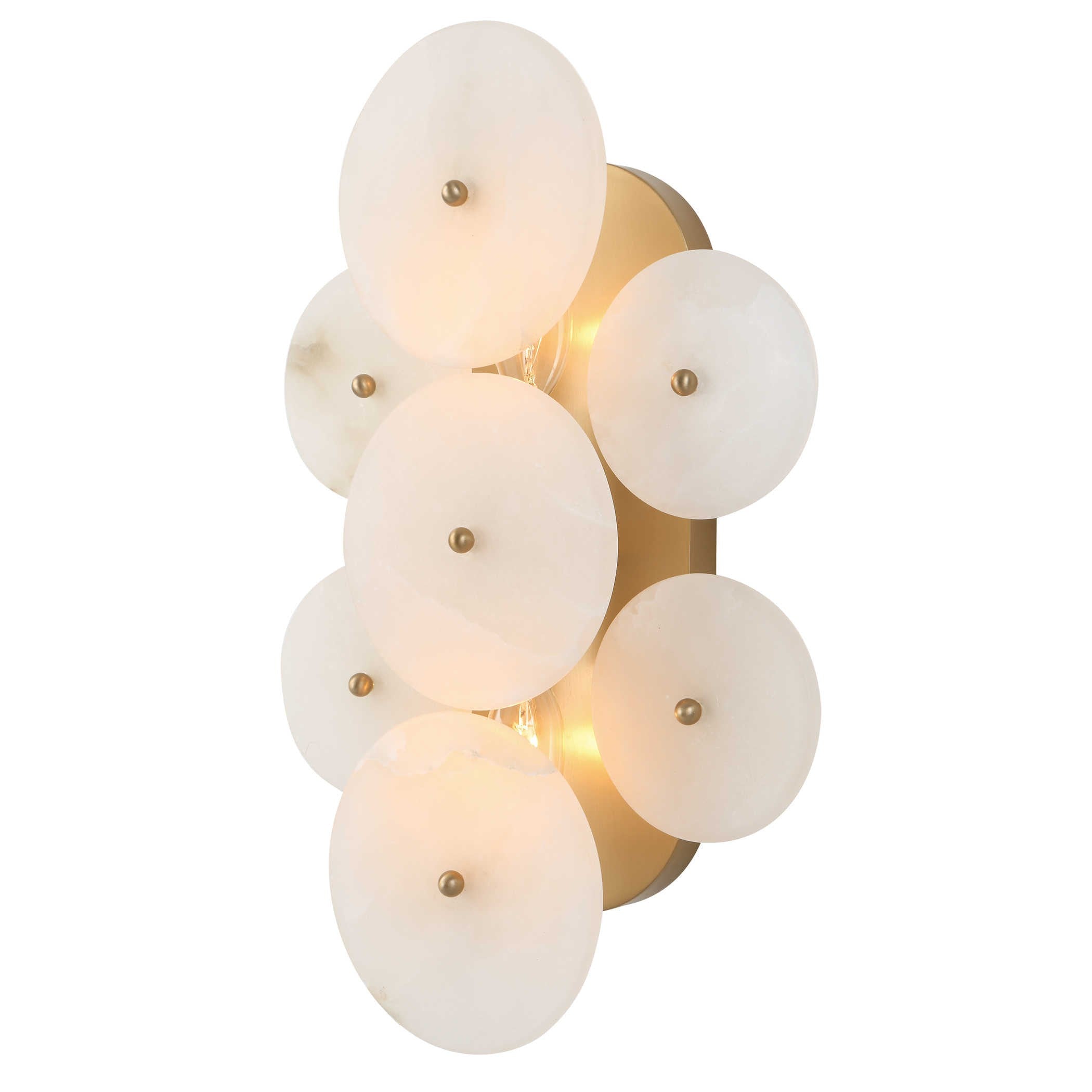 Alabaster Radiance Wall Light by Uttermost